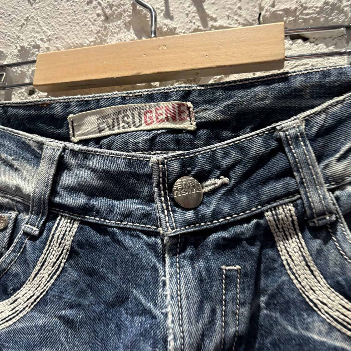 에비수 빈티지 워싱 데님 팬츠 상품이미지8