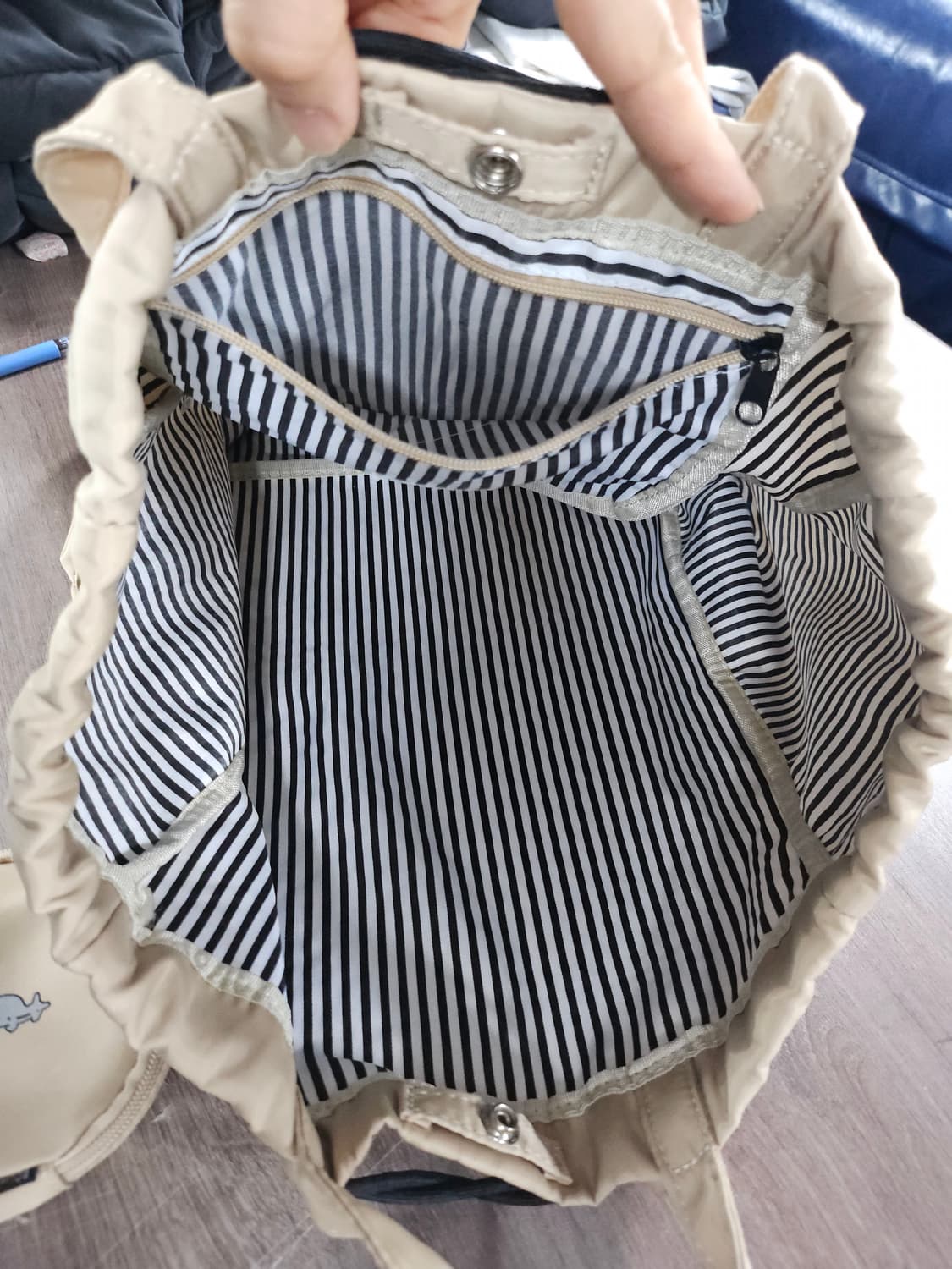 [캉골]프라다원단 가벼운 가방 천 나일론 캉골 에코백 랩 버킷백 토트백 상품이미지4