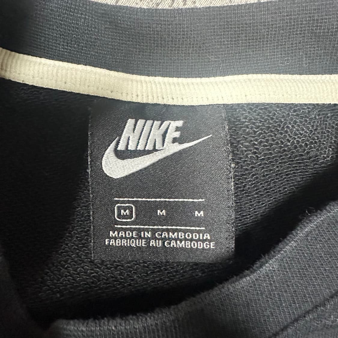 ✨ (바배) 나이키 빅스우시 블랙 맨투맨 상품이미지3
