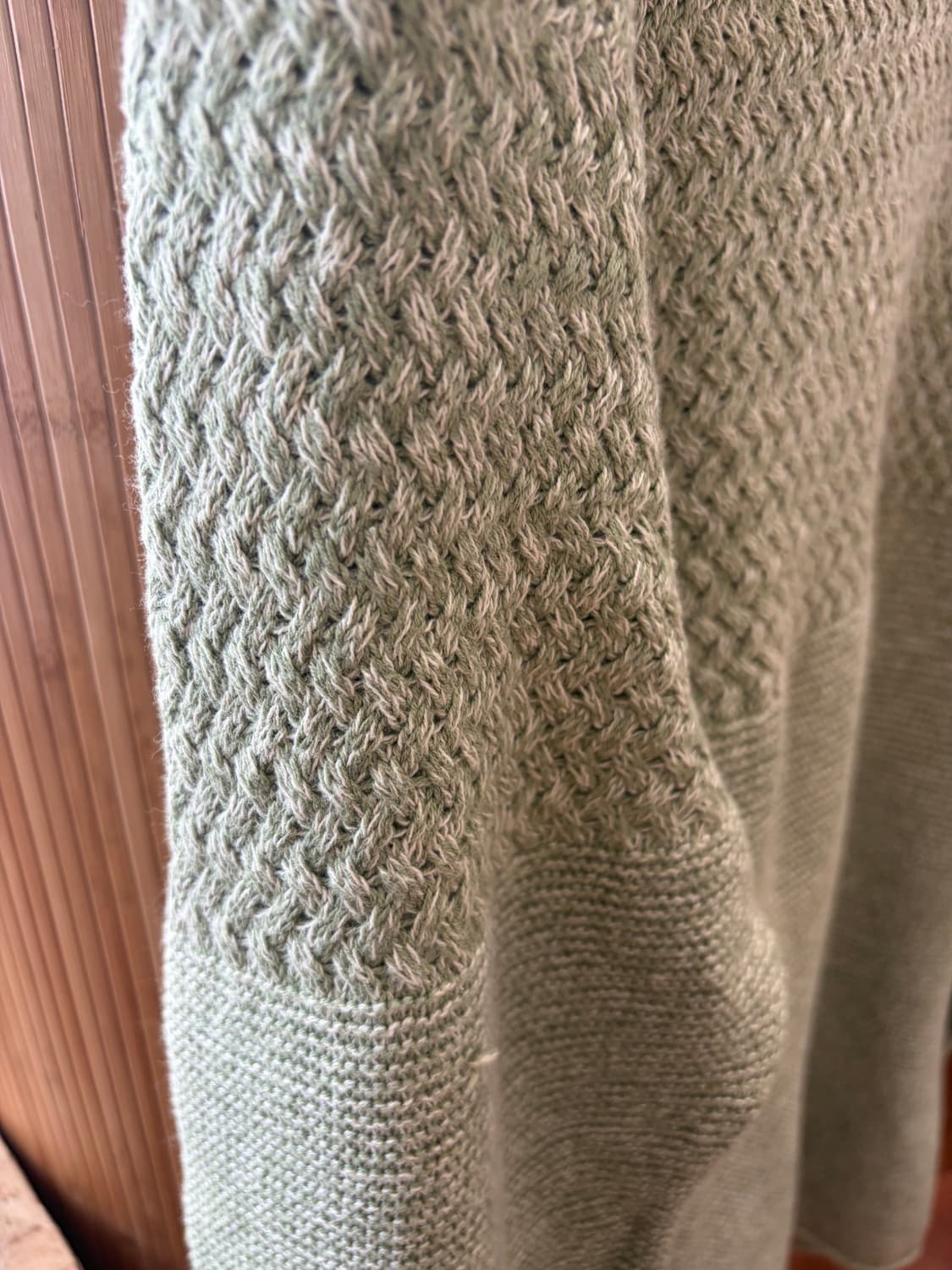 Soft Mint Basket Weave Cotton Knit 상품이미지3