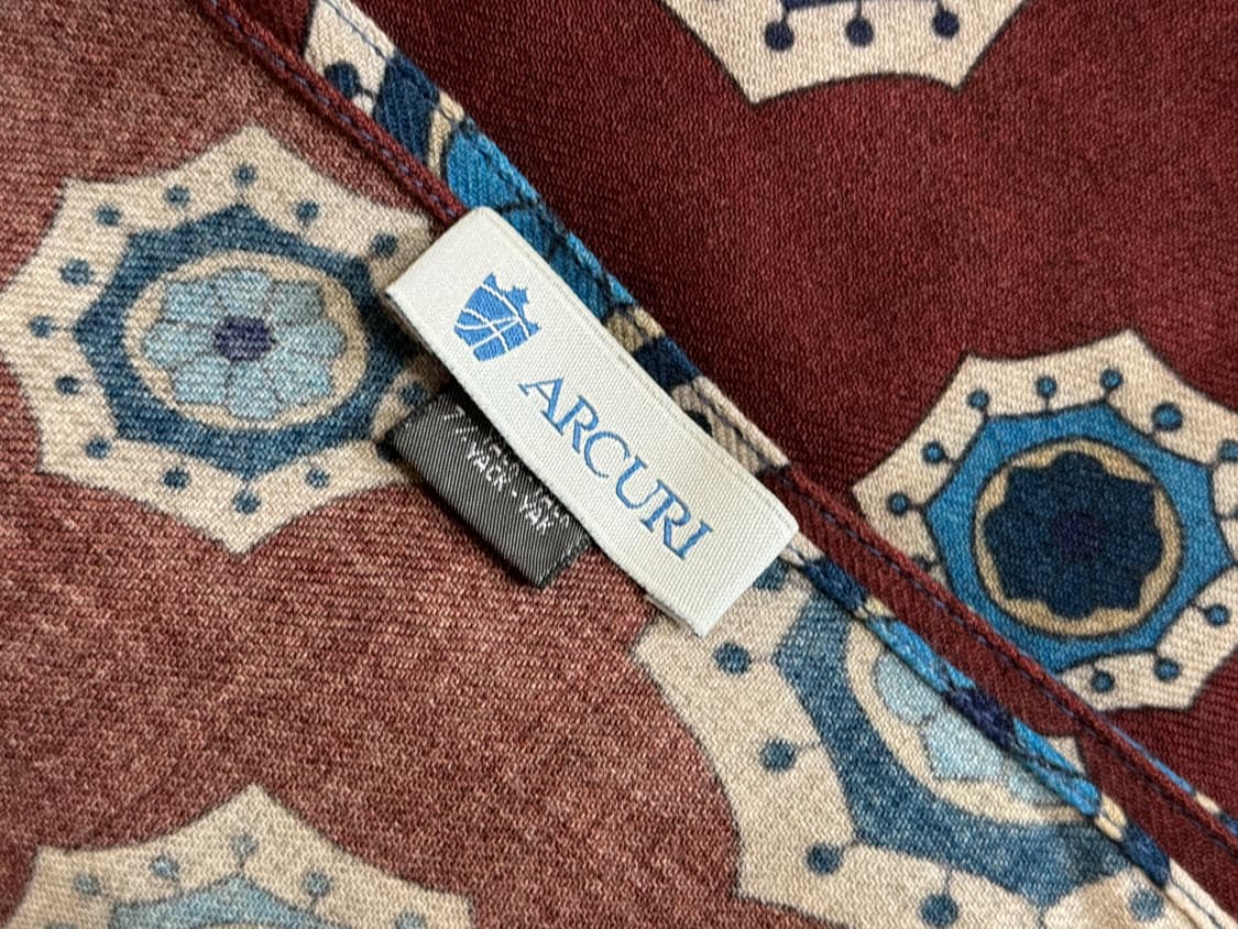 Arcuri 아큐리 브라운 울 스카프 상품이미지3