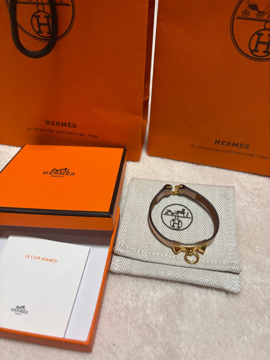 에르메스 가죽 팔찌 Rivale Mini 브레이슬릿 상품이미지3