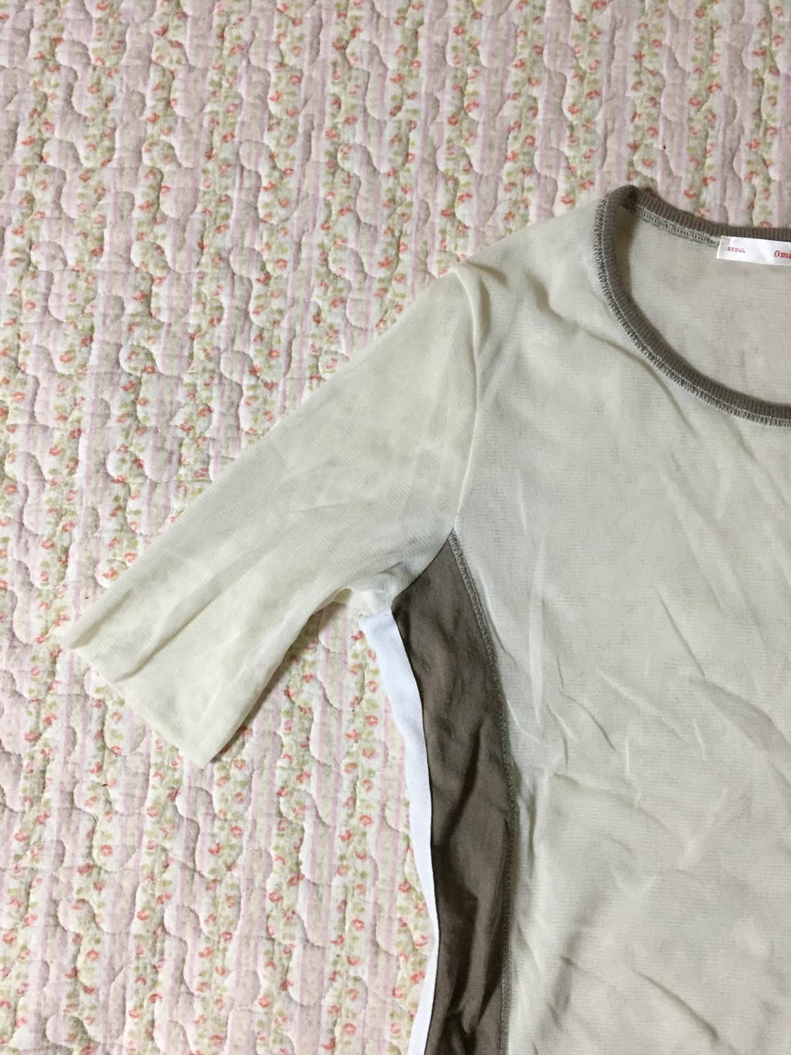 0milewear see-through tee 상품이미지2