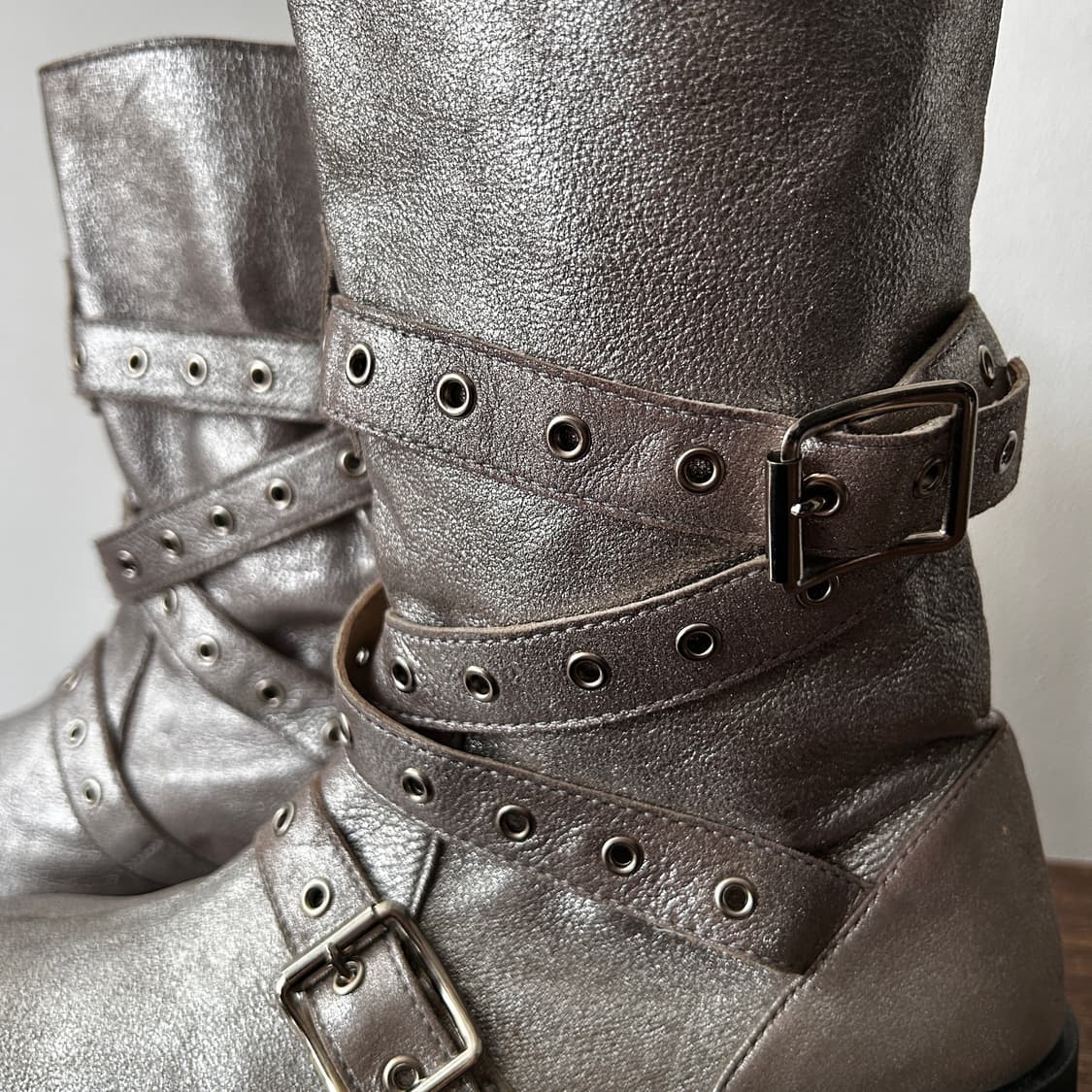 Metal Harness Belt Boots 상품이미지4