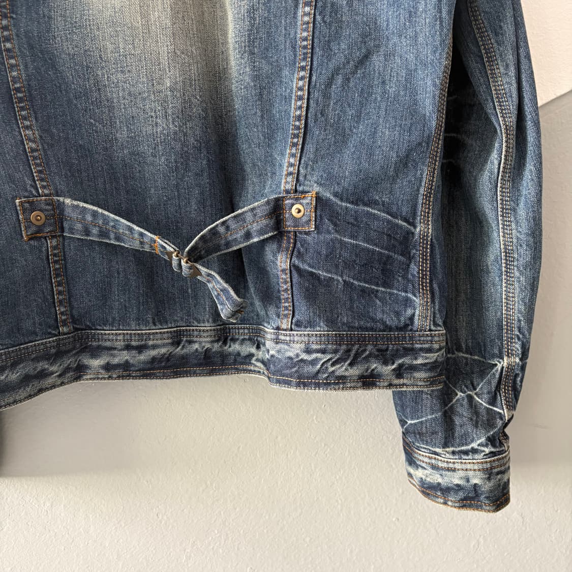 빈티지 워싱 & 디스트레스 데님 자켓 상품이미지10