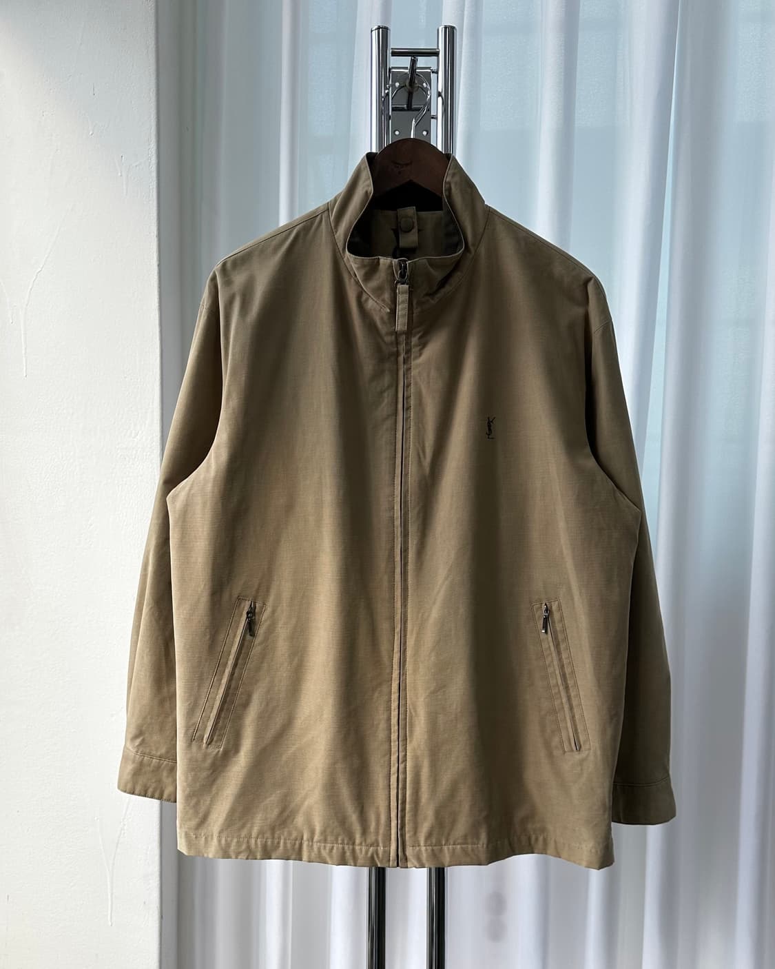 [L]입생로랑 YSL 90s 클래식 블루종 자켓 상품이미지2