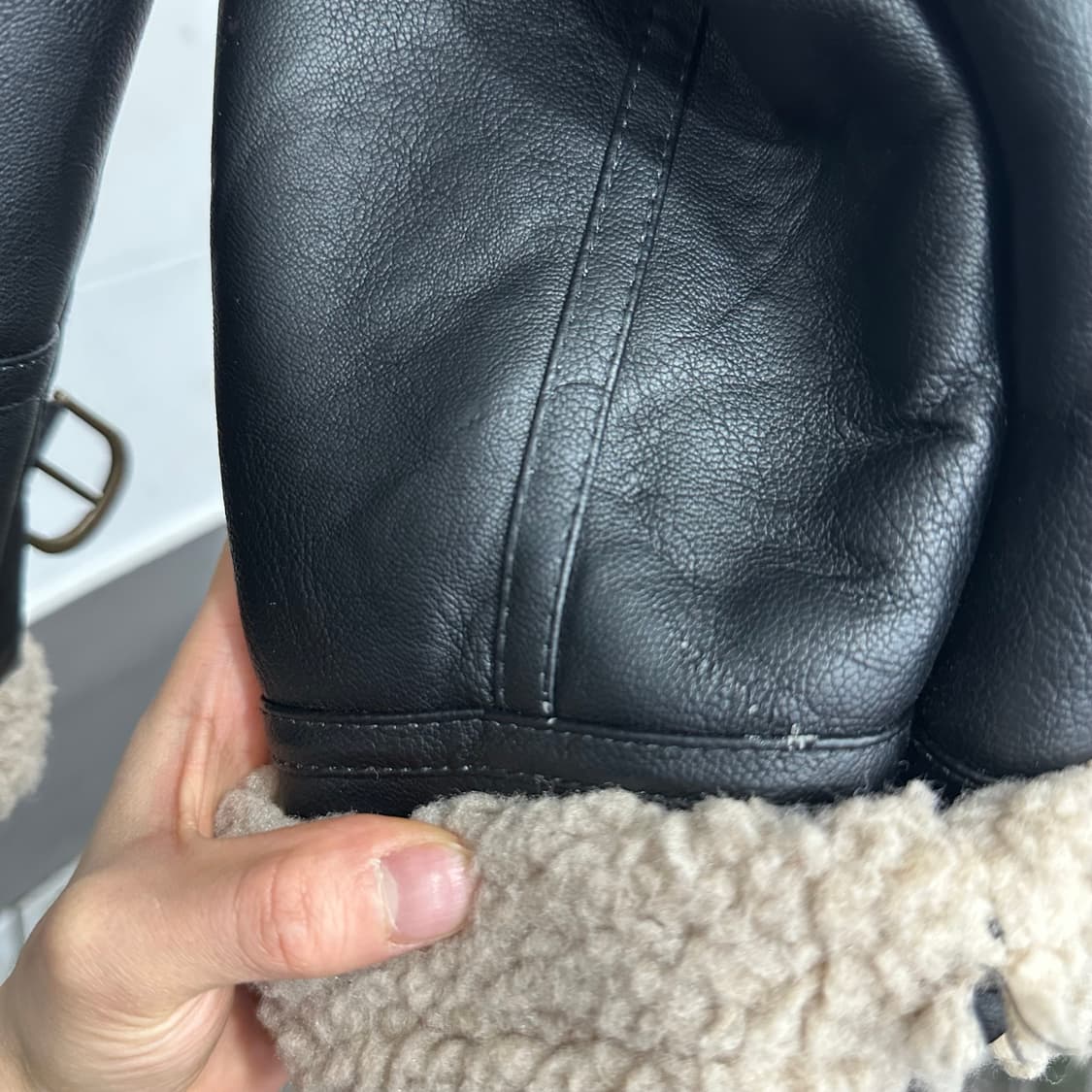 보세 가죽 무스탕 상품이미지2