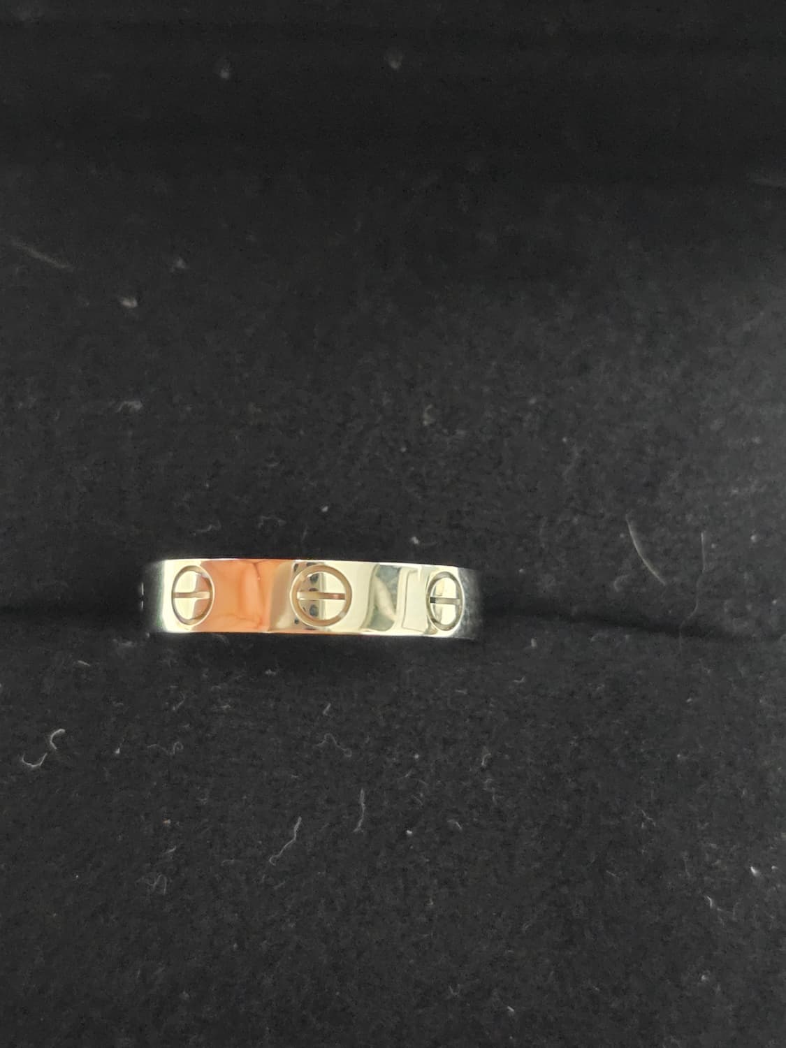 까르띠에 러브링 화이트골드 48호 새상품 풀박스 상품이미지4