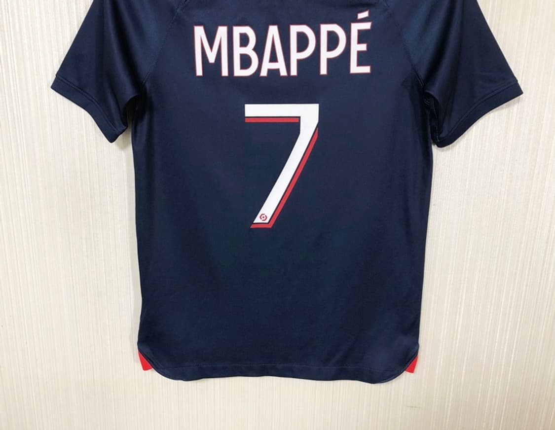 나이키 23-24 파리생제르맹 PSG 홈유니폼 유스M #7 음바페 상품이미지10