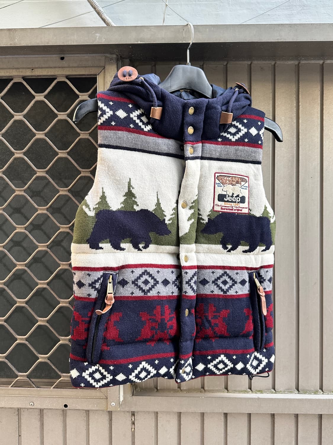JEEP duckdown  nordic padding vest  상품이미지1