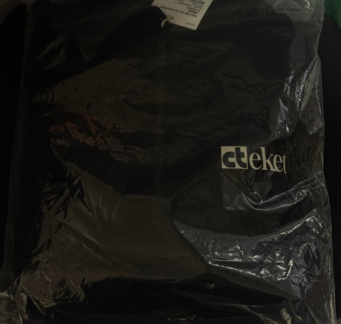 새상품 테켓 하프집업 블랙 L  상품이미지3