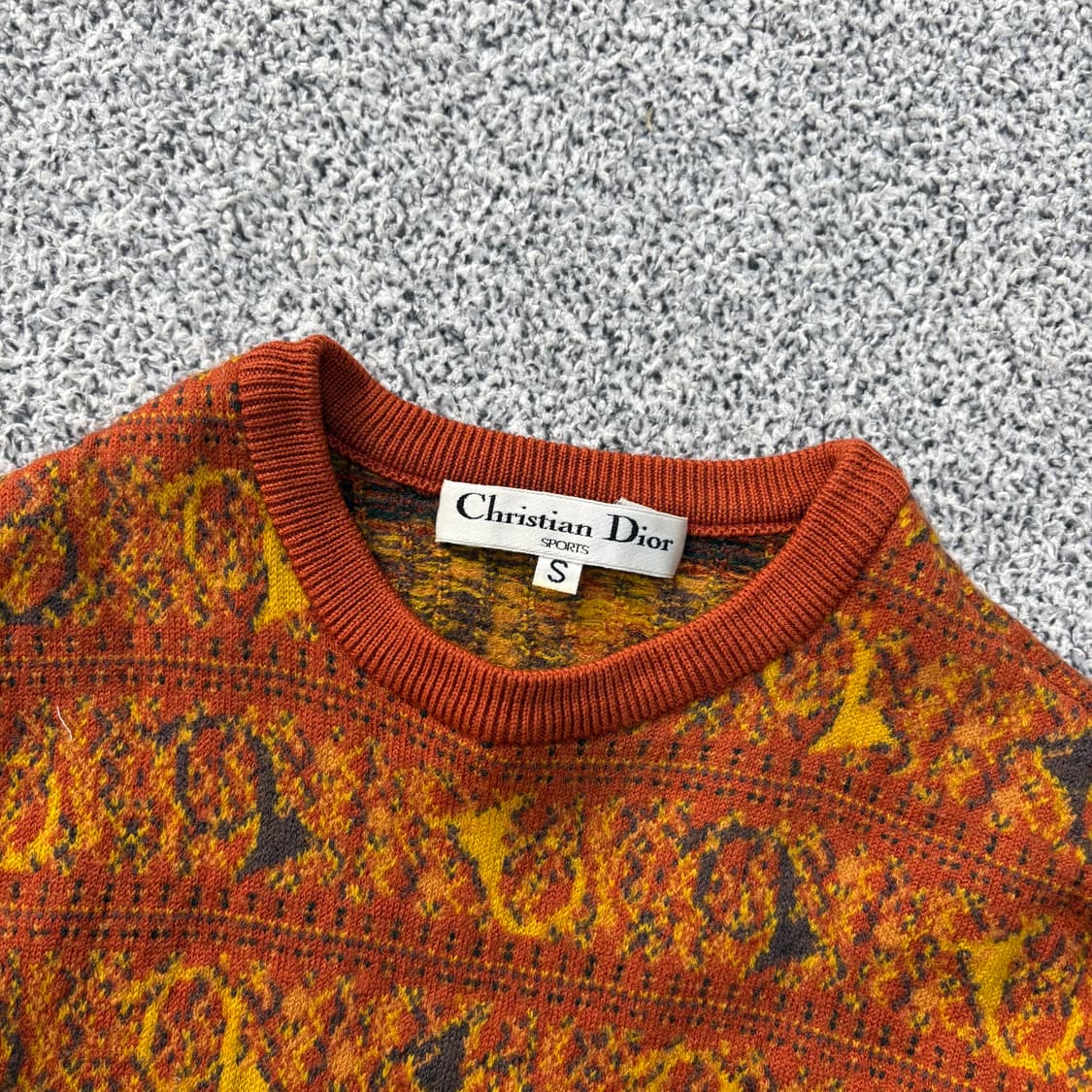 S 크리스찬 디올 스포츠 자카드 울 니트 0305J 상품이미지2