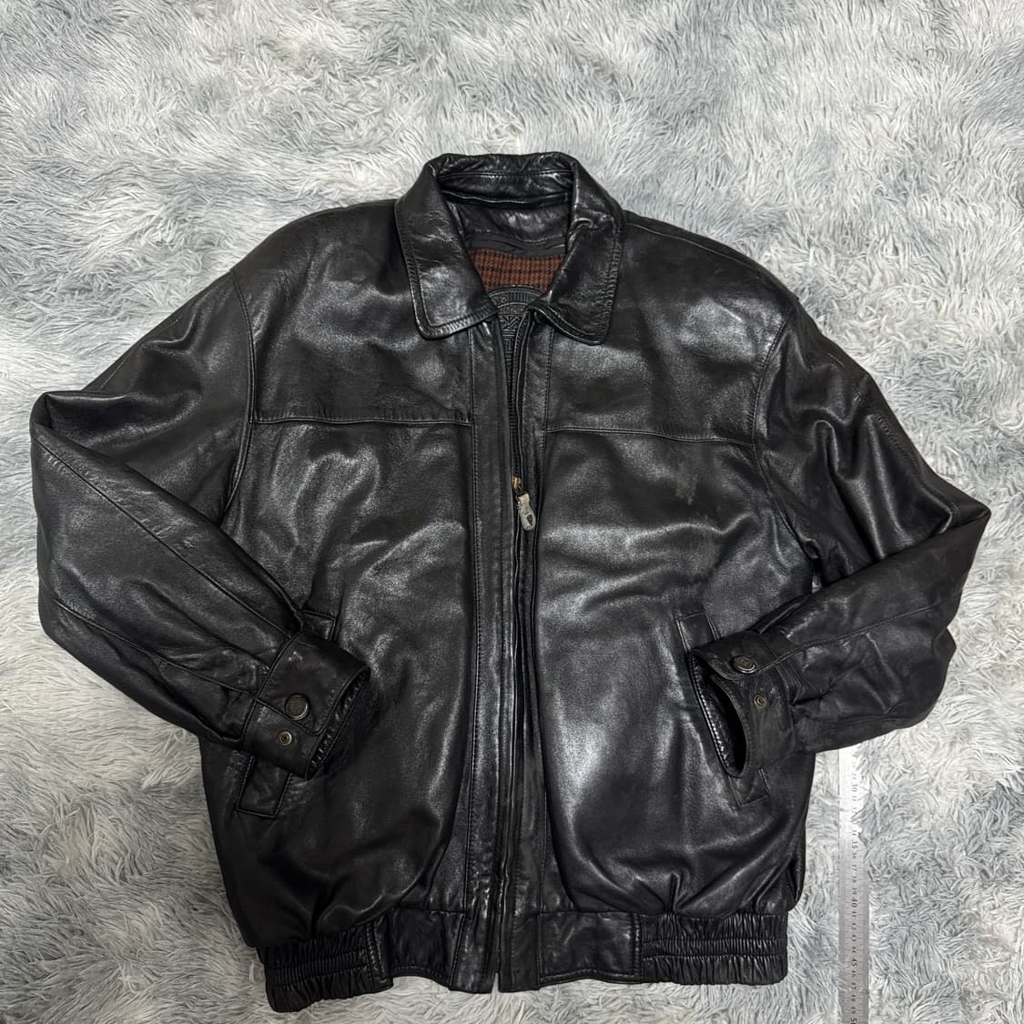 90s 벤츄라 양가죽자켓 105사이즈 외피내피 상품이미지4