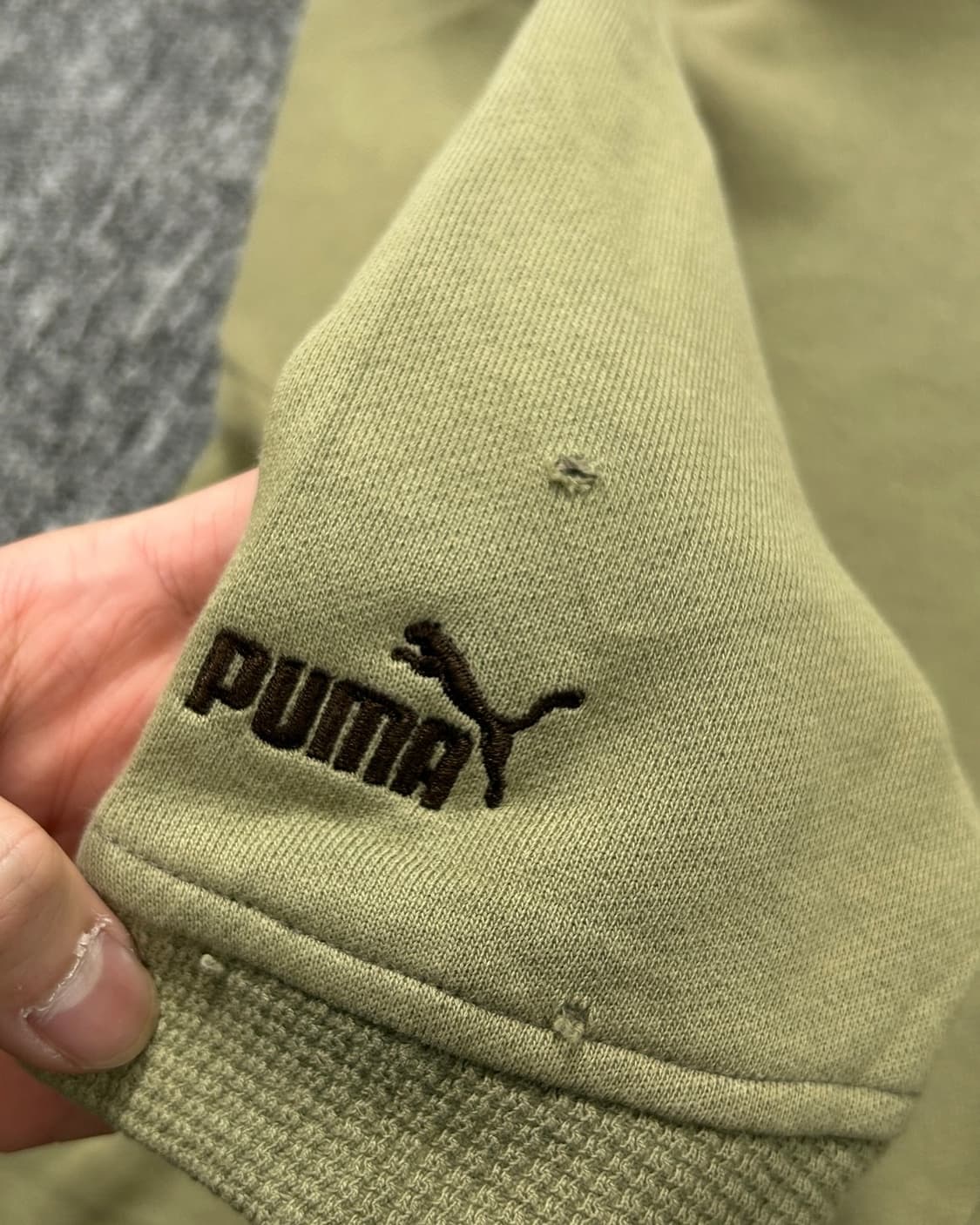 퓨마 빈티지 소매 로고 집업  상품이미지6