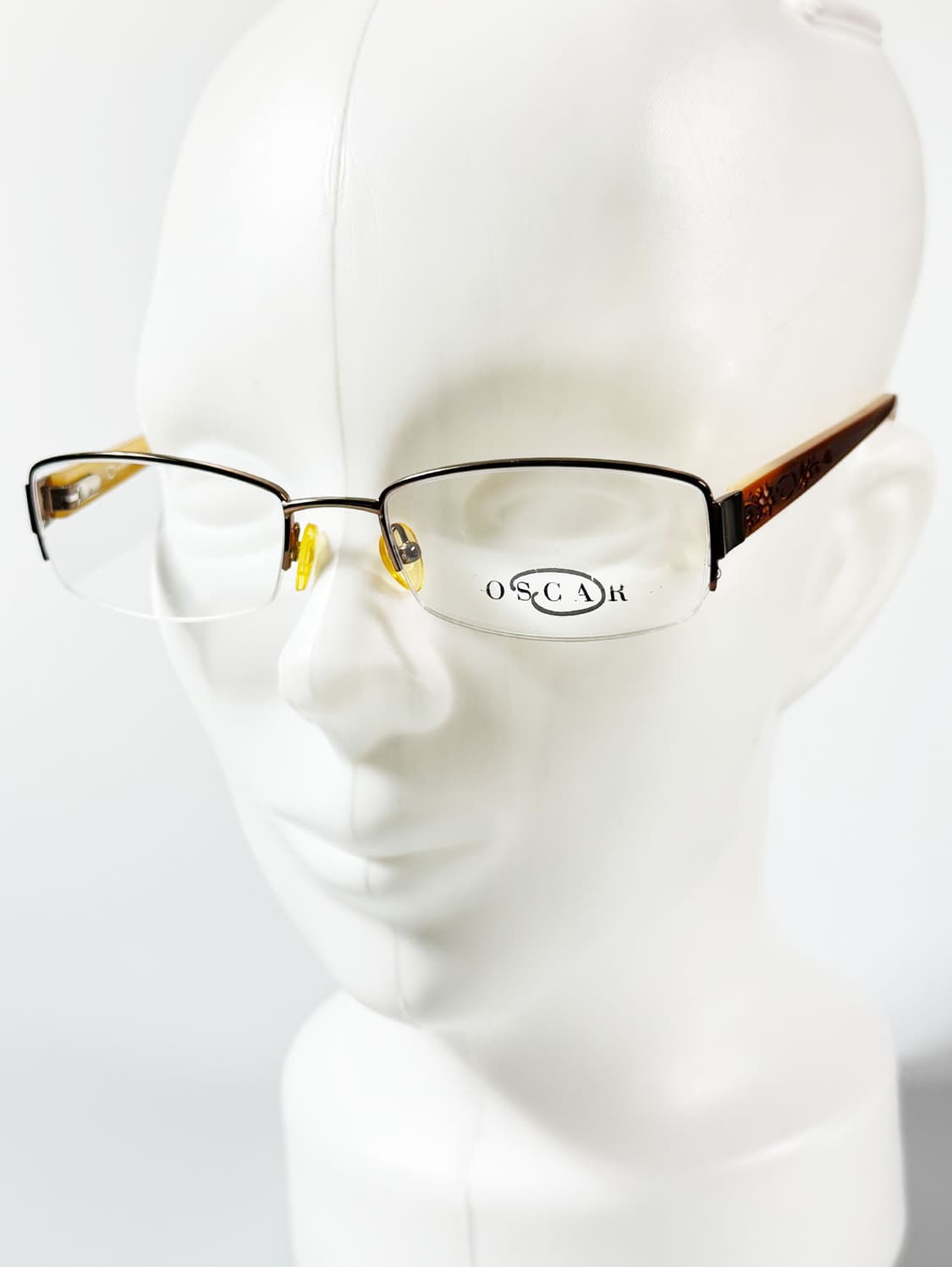 OSCAR De La Renta 반무테 스퀘어 메탈 빈티지 안경 상품이미지8