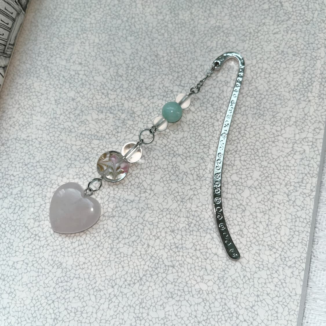 ⊰love drop⊱ bookmark 하트 원석 책갈피 상품이미지3