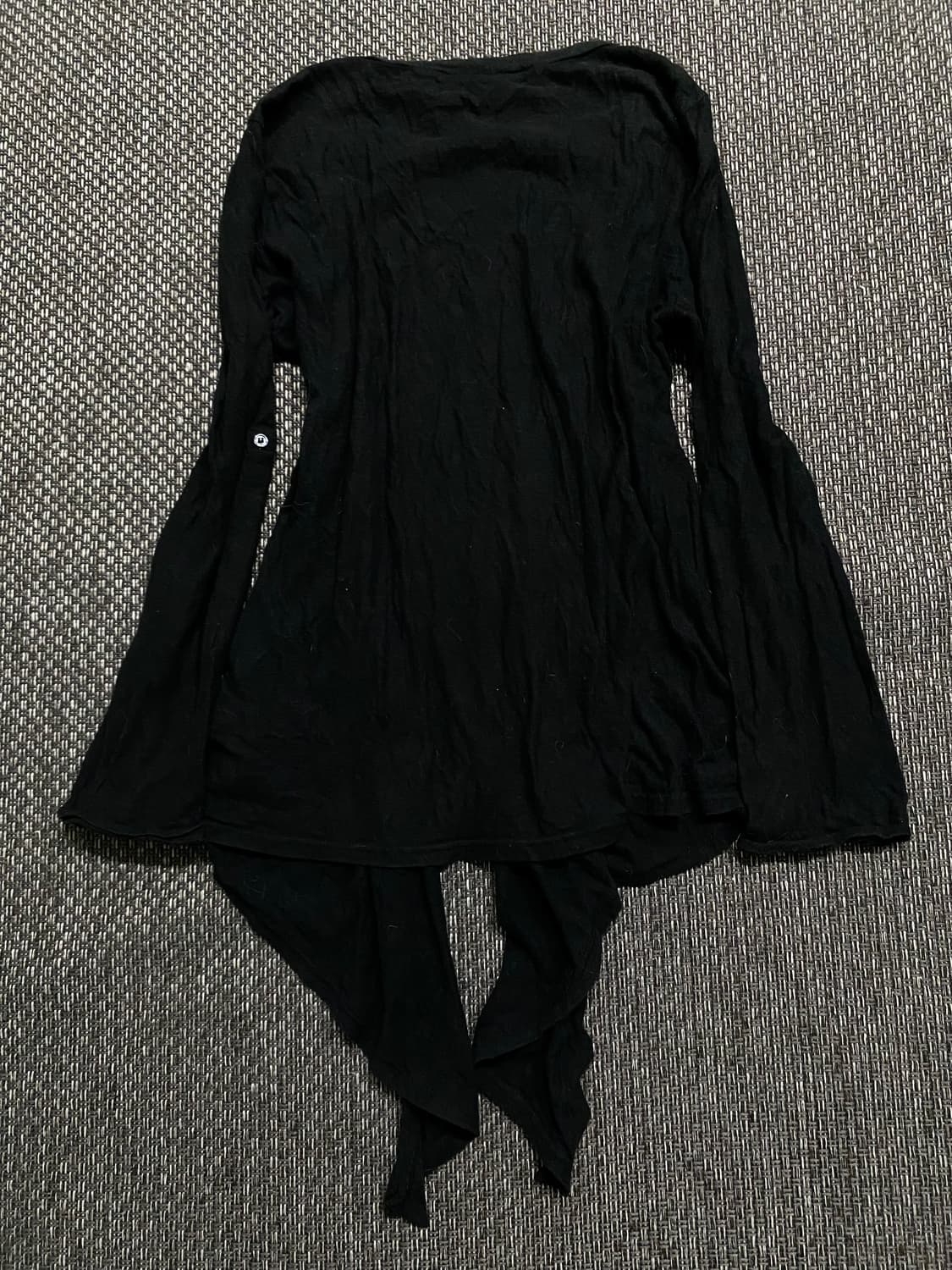 [Moussy] Black unbalanced Cardigan 상품이미지5