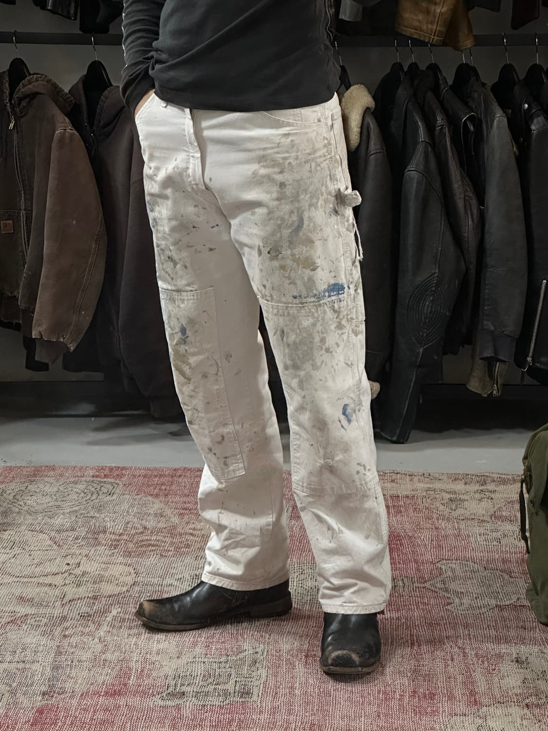 00's FRYE 스퀘어토 엔지니어 부츠 빈티지 바이커 부츠 상품이미지2