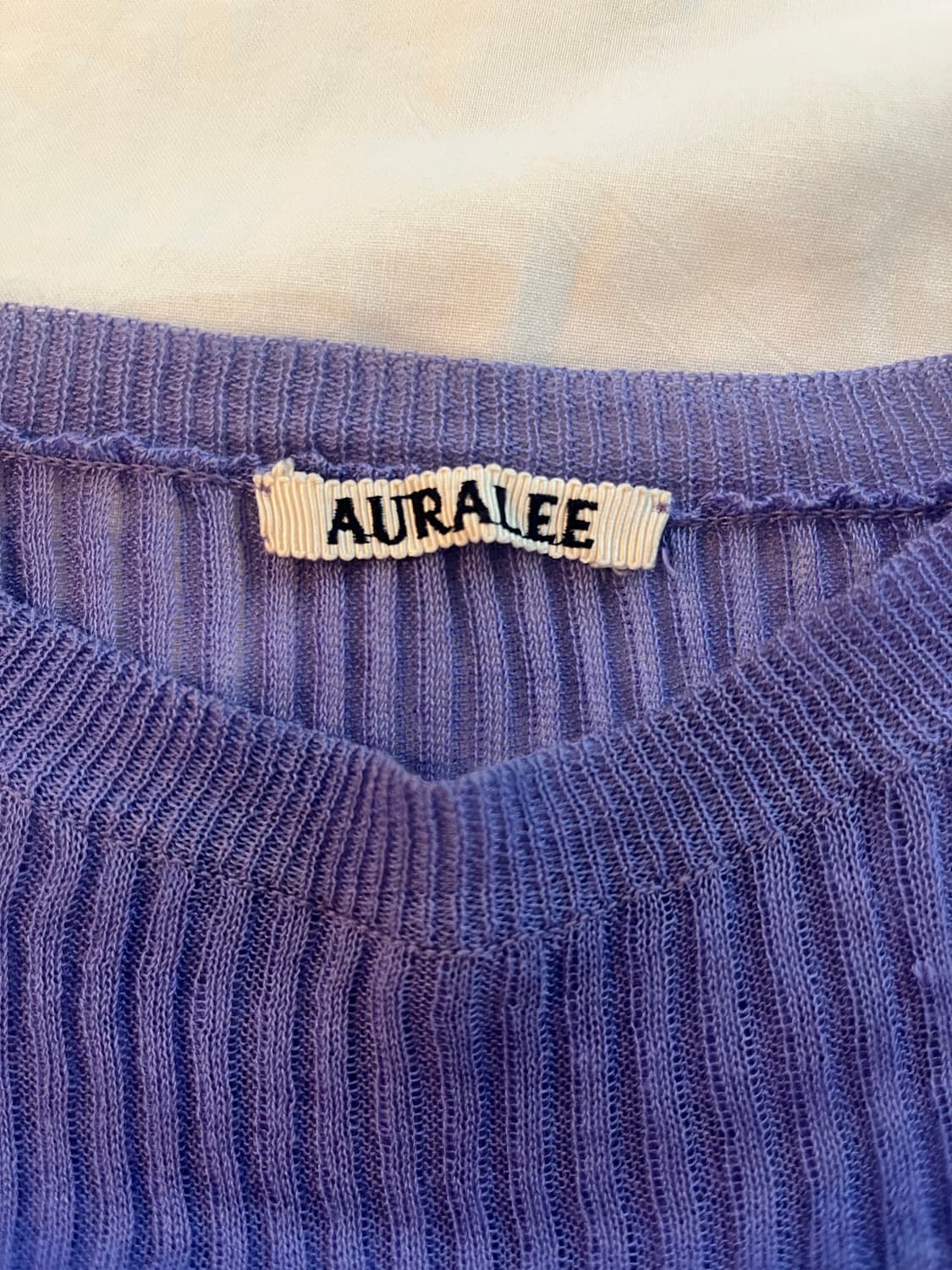 Auralee오라리 쉬어 립니트 상품이미지2