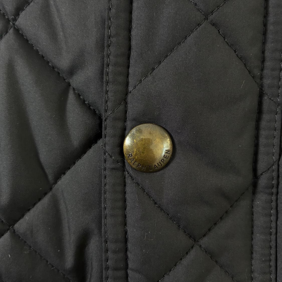 Polo  폴로 랄프로렌 블랙 코듀로이 카라 퀼티드 베스트 상품이미지5