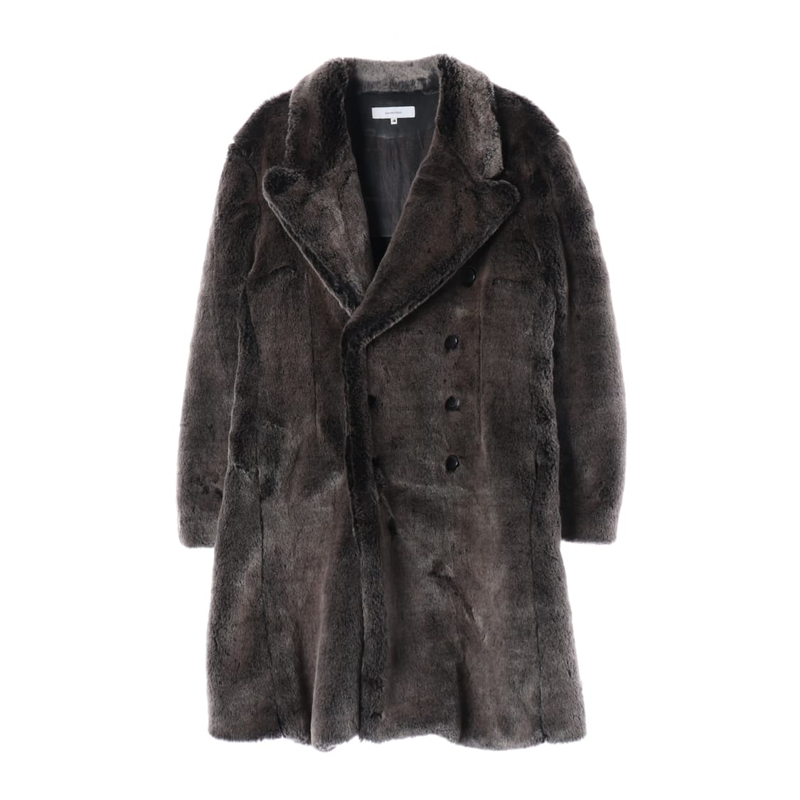 사스콰치패브릭스 더블 버튼 페이크 퍼 코트 상품이미지1