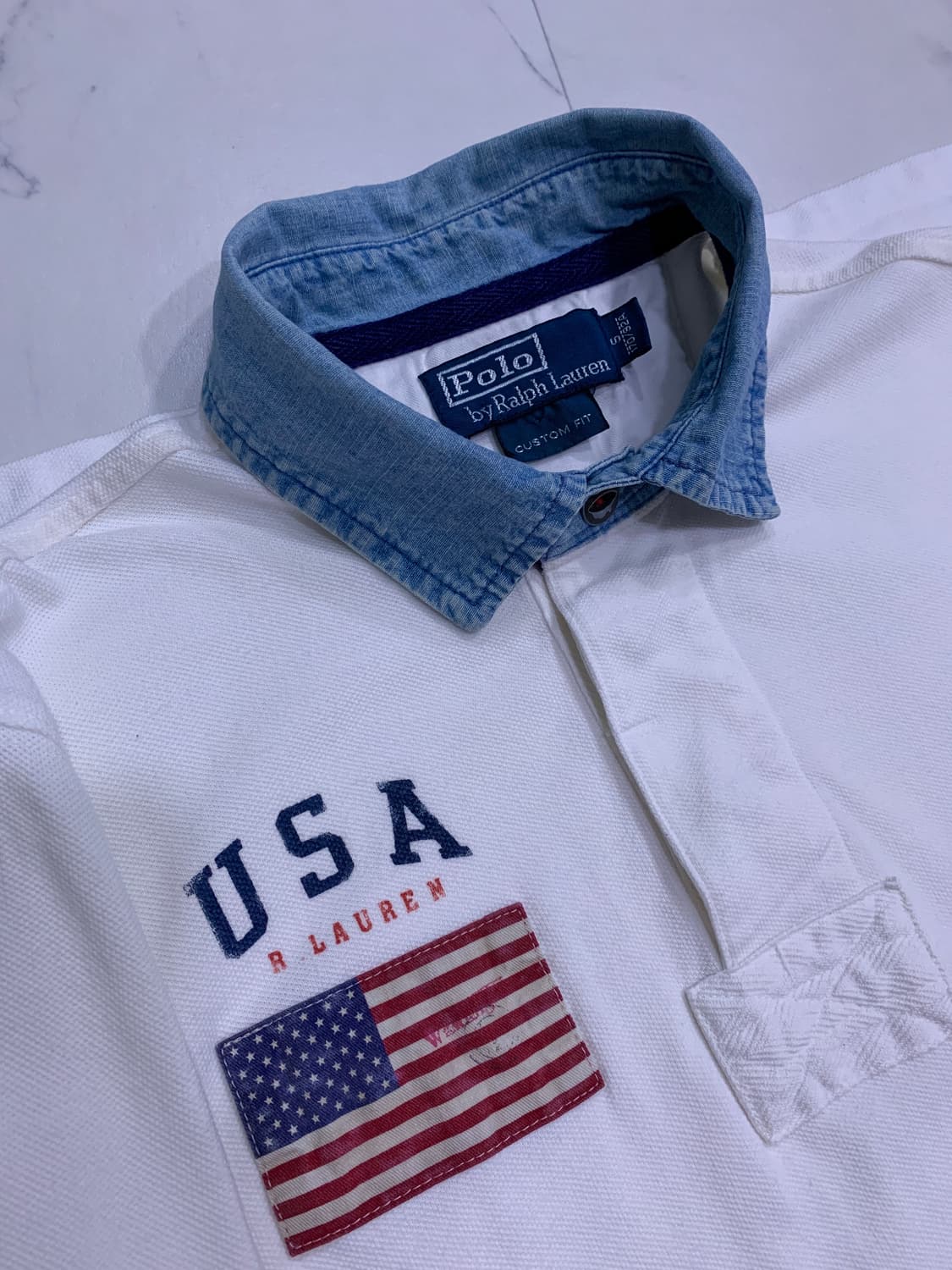 폴로 빅포니 데님카라 성조기 상품이미지4