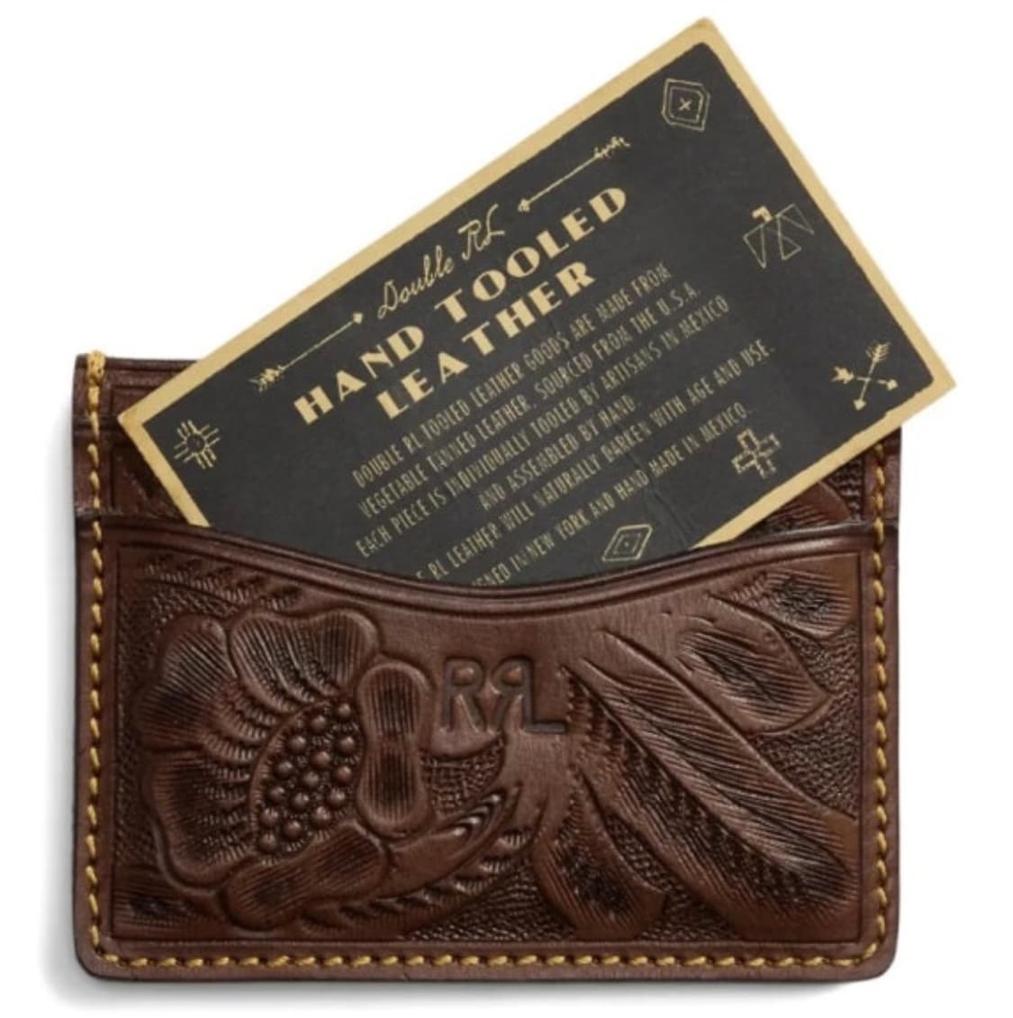 RRL 핸드 툴드 카드지갑 상품이미지1