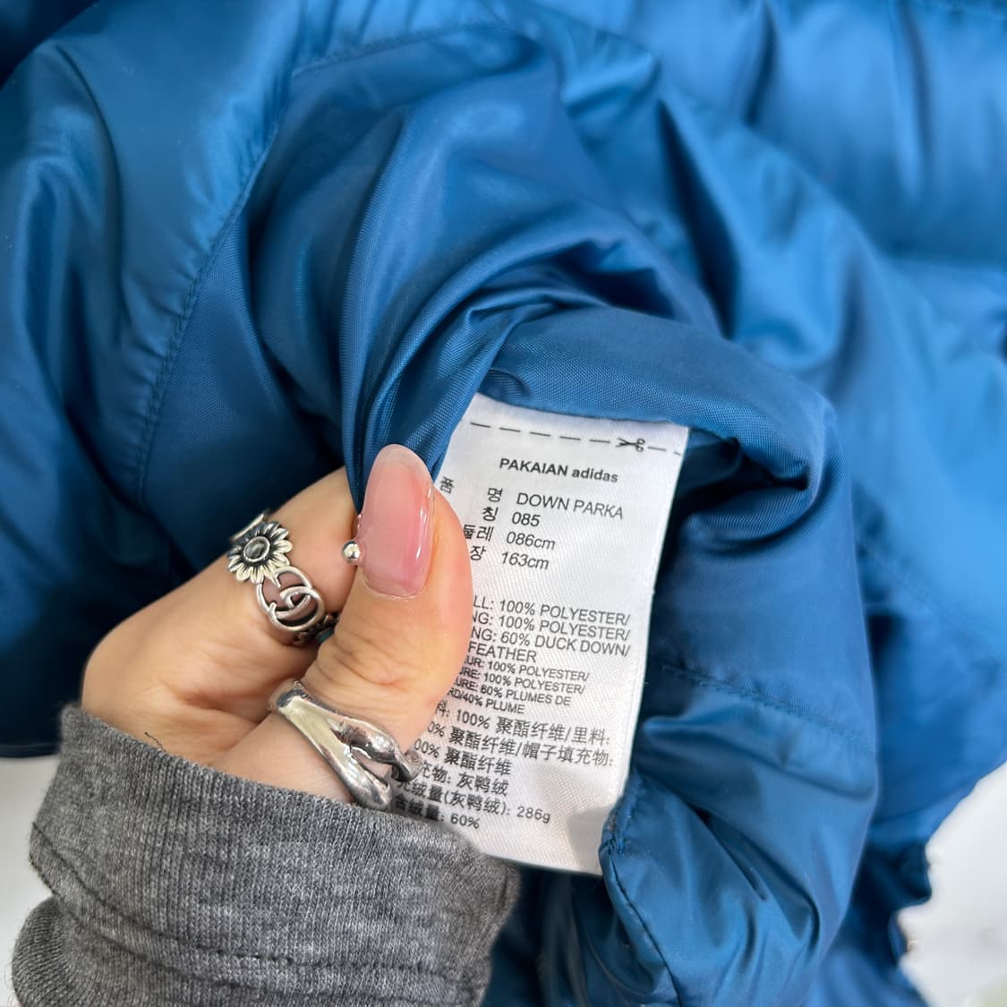 아디다스 여성 오리털 패딩 85 상품이미지4