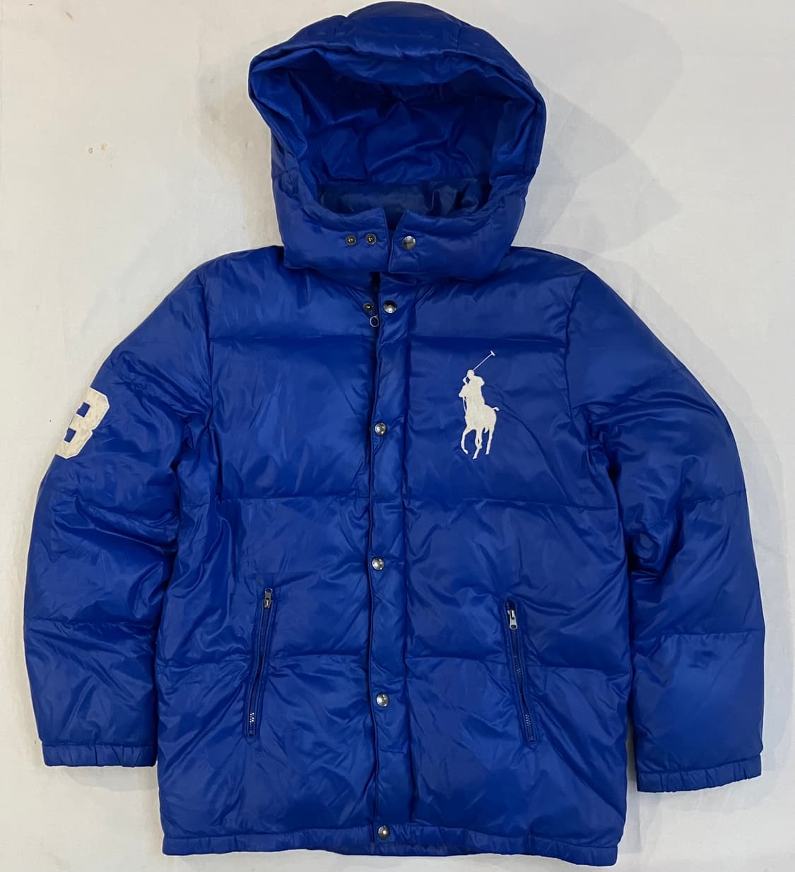 폴로 랄프로렌 빅포니 치프키프 패딩 블루 상품이미지1