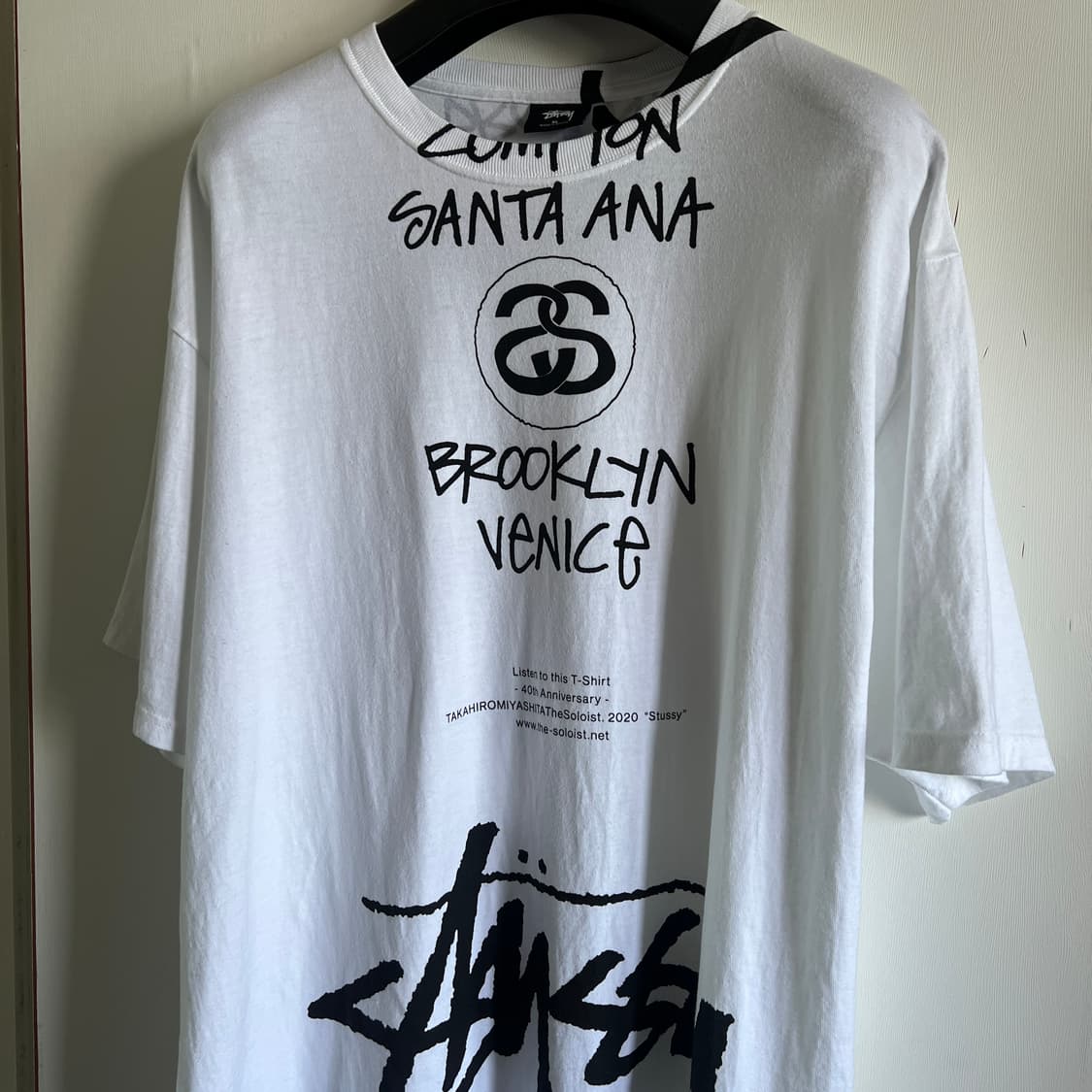 [XL] 스투시 x 타카히로미야시타 더 솔로이스트 40 월드투어 티셔츠 상품이미지2