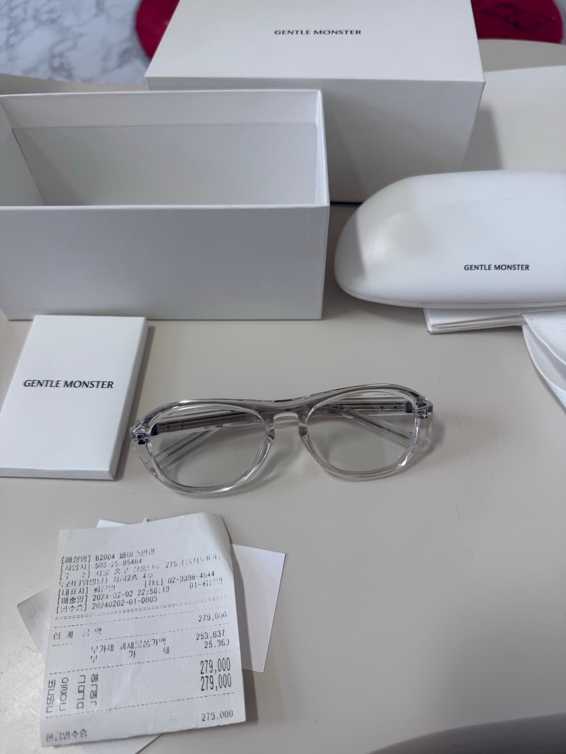 젠틀몬스터 오아 OAA 투명테 상품이미지5