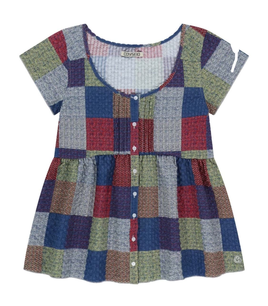 코이세이오 pintuk blouse multi 상품이미지1
