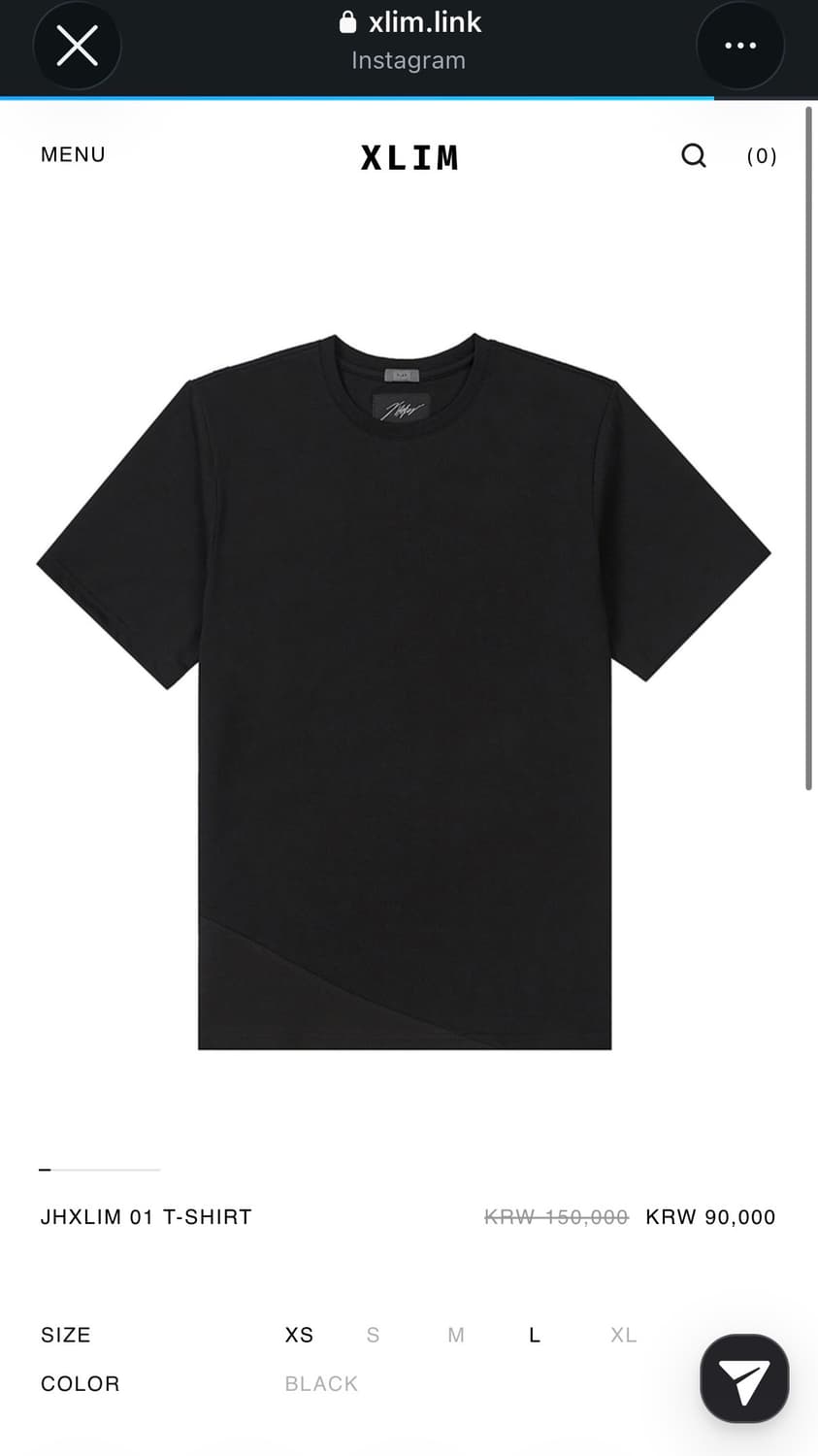 (M) JHXLIM 01 T-SHIRT 상품이미지1