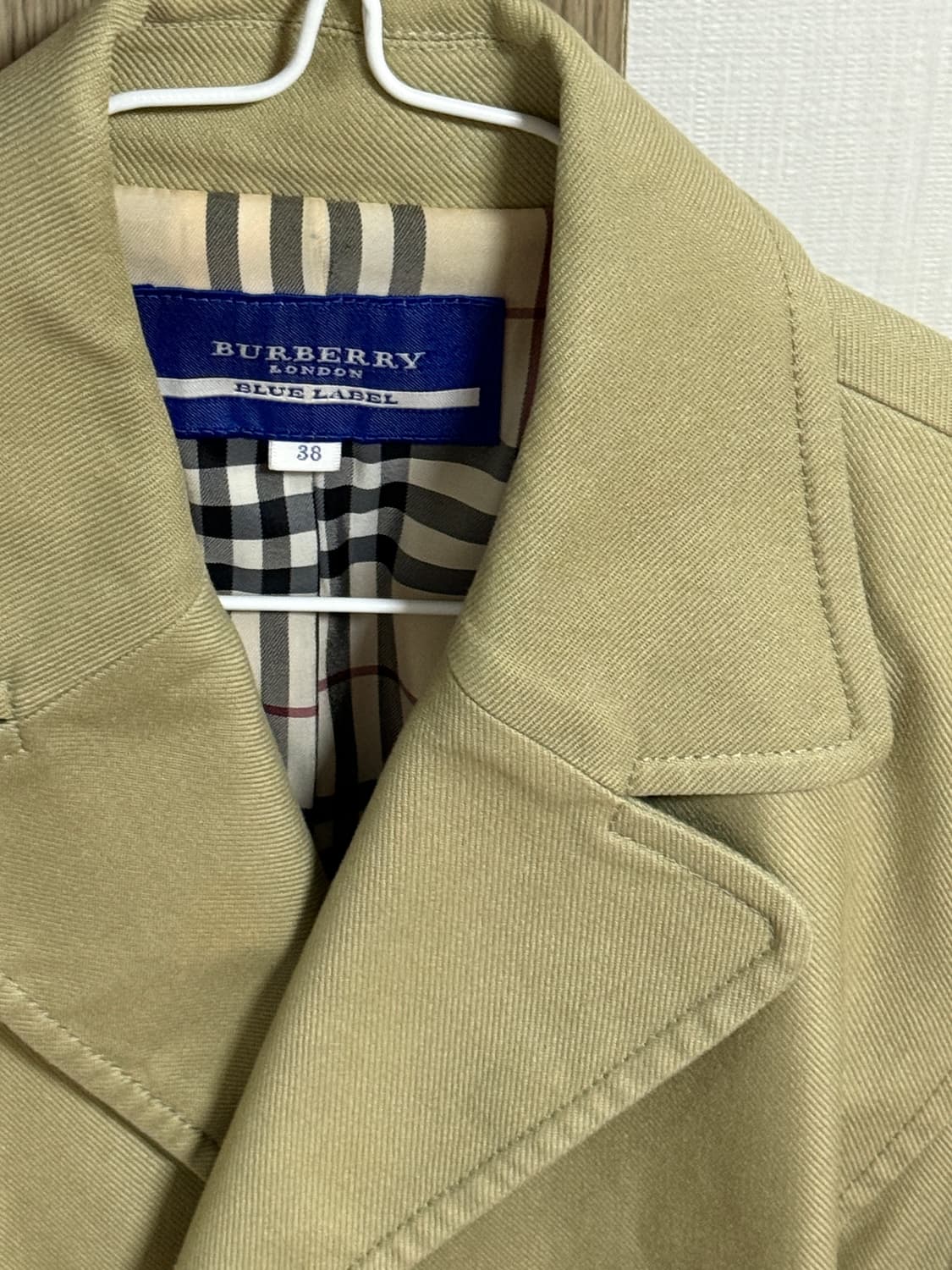 버버리 블루 라벨 트렌치 코트 38 상품이미지2