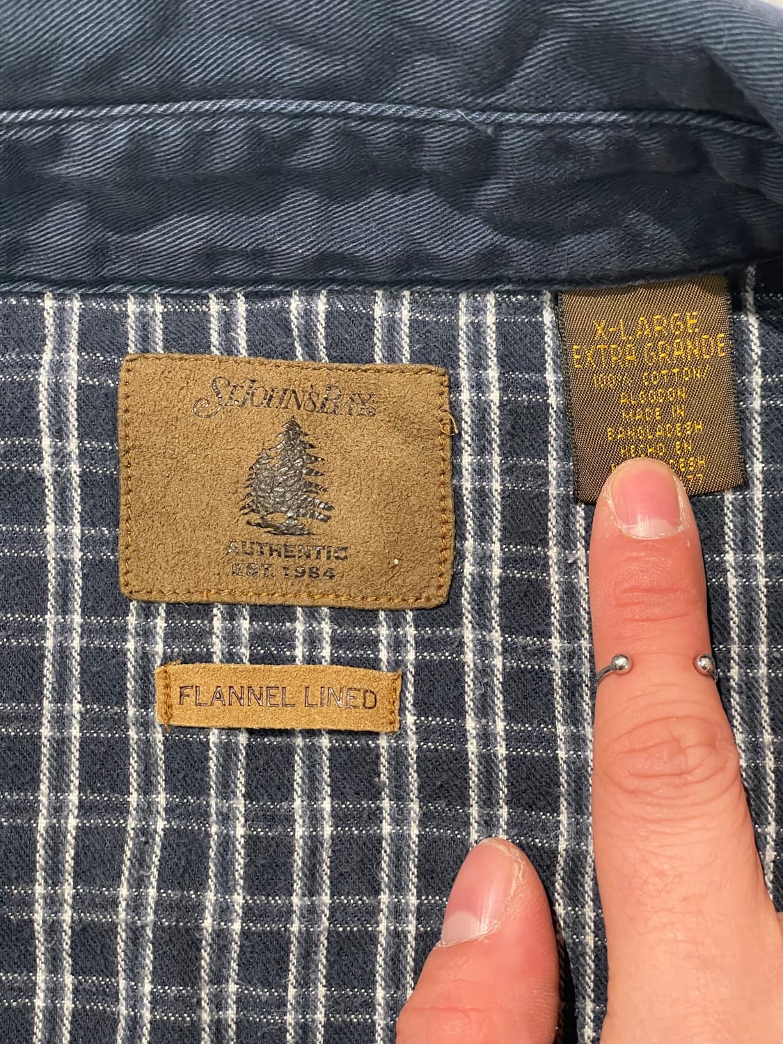 빈티지 플란넬 워크 셔츠   상품이미지7