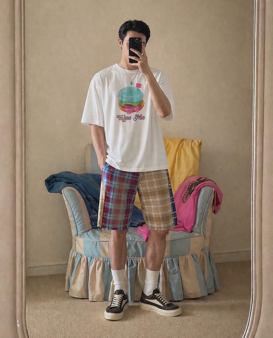 ACNE STUDIOS 버거 프린트 티셔츠 상품이미지1