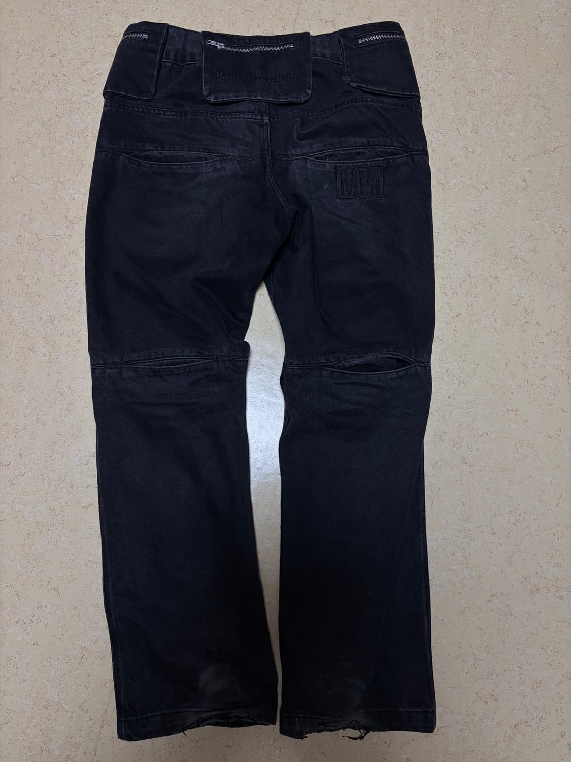 M) 플라스틱 프로덕트 mpa bag pants 백팬츠 블랙 상품이미지3