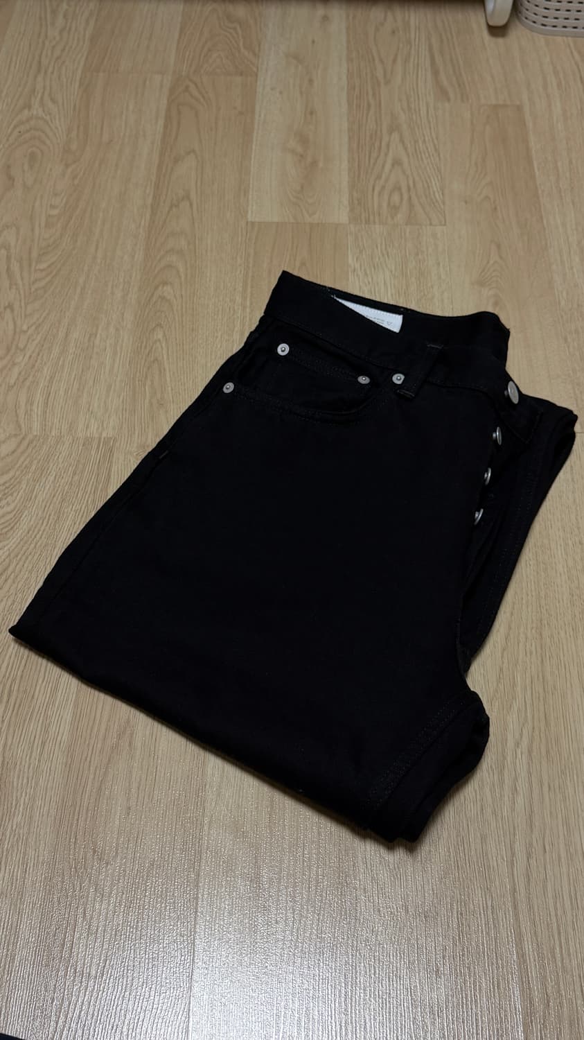 자라 / 새상품 / 무료배송) 스트레이트 데님 (블랙 / 31size) 상품이미지7