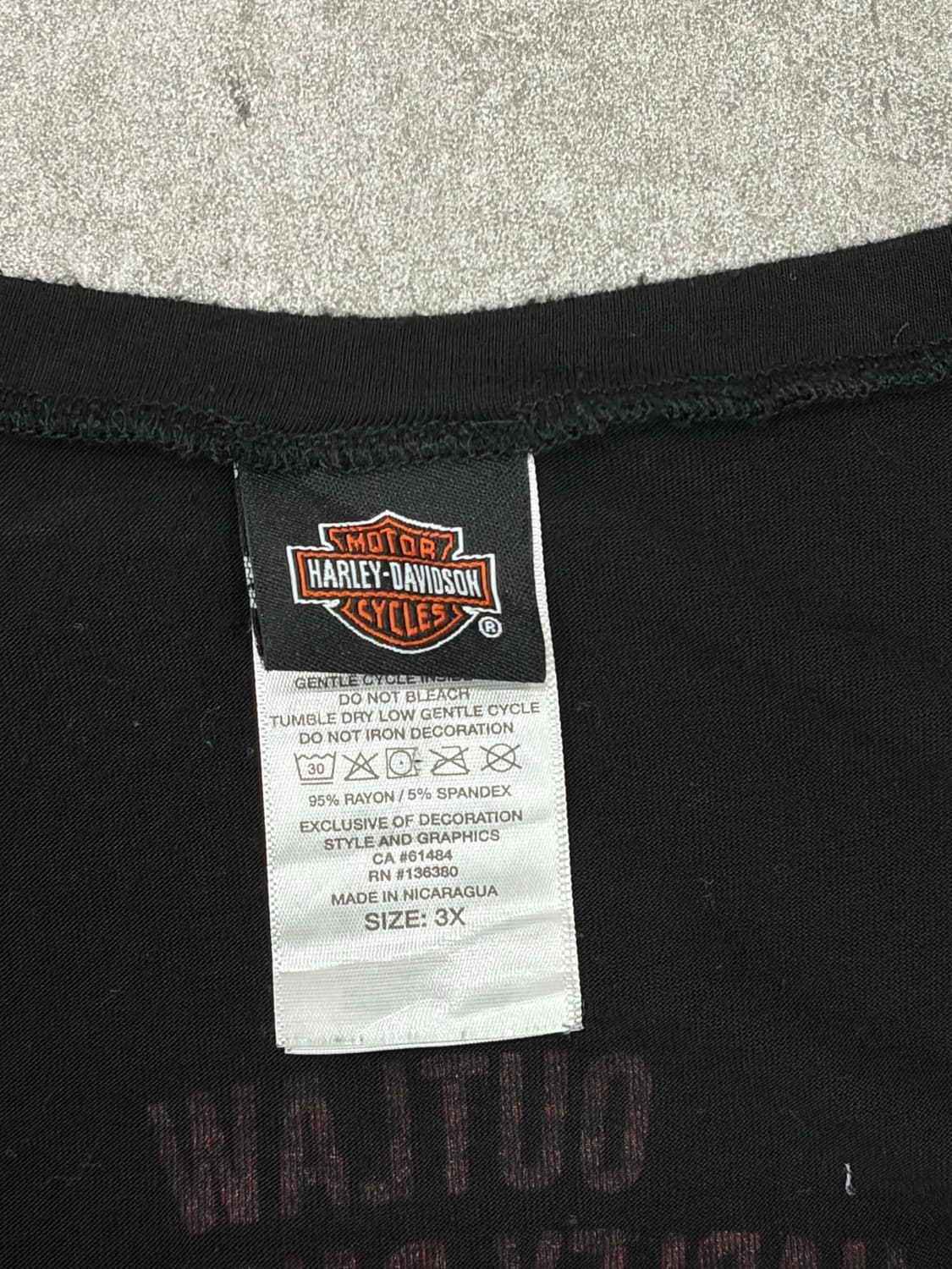 할리데이비슨 오버핏 셔링 반팔티 상품이미지5