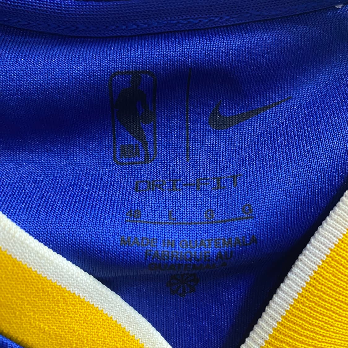 나이키 골든스테이트 워리어스 커리 NBA 유니폼 B4116 상품이미지4