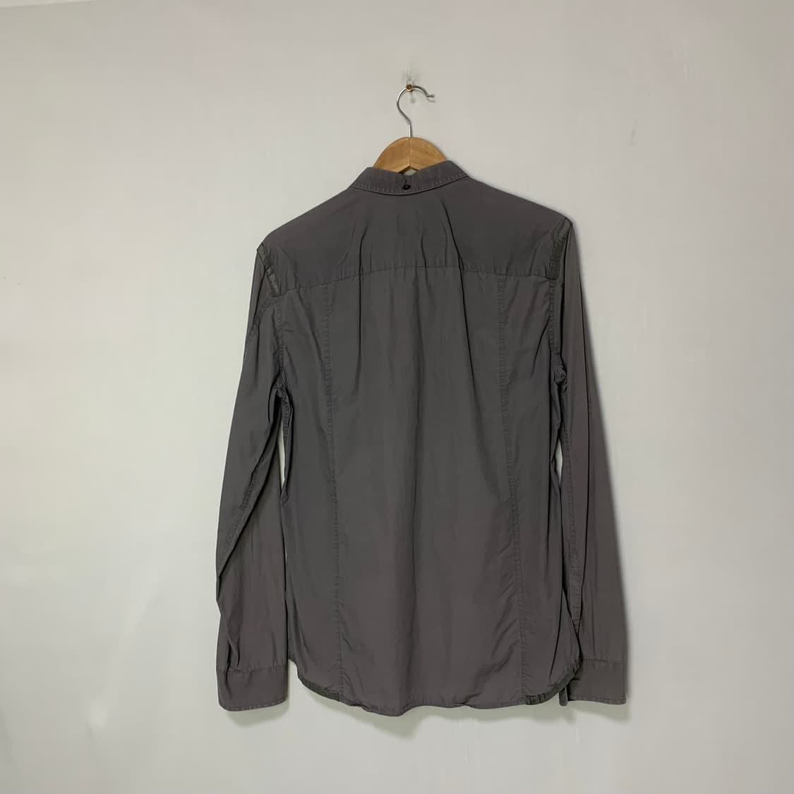 아르마니 익스체인지 알마니 차콜 스탠다드 셔츠 M 남녀공용 상품이미지3