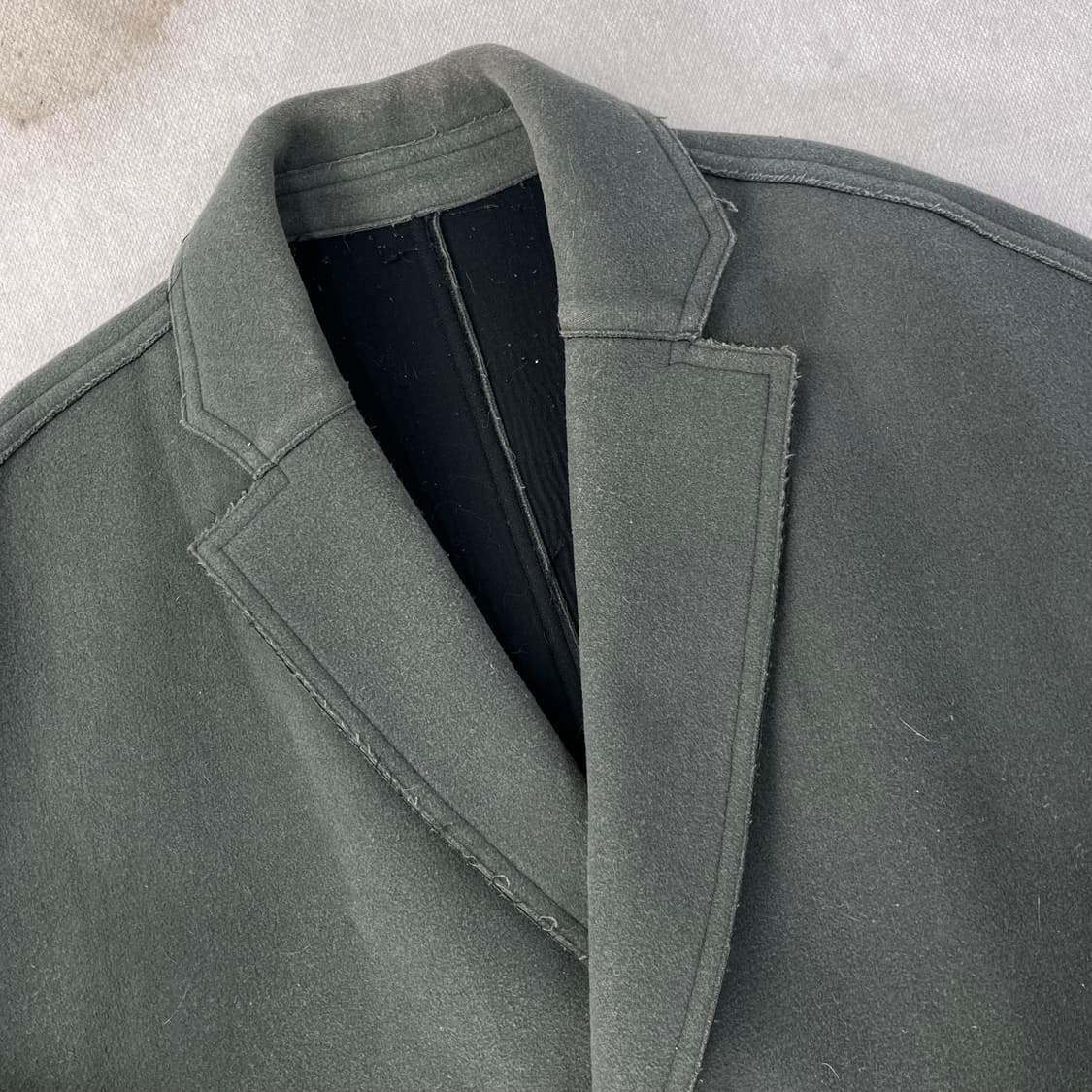 100 우영미 울 캐시미어 빈티지 코트  상품이미지2