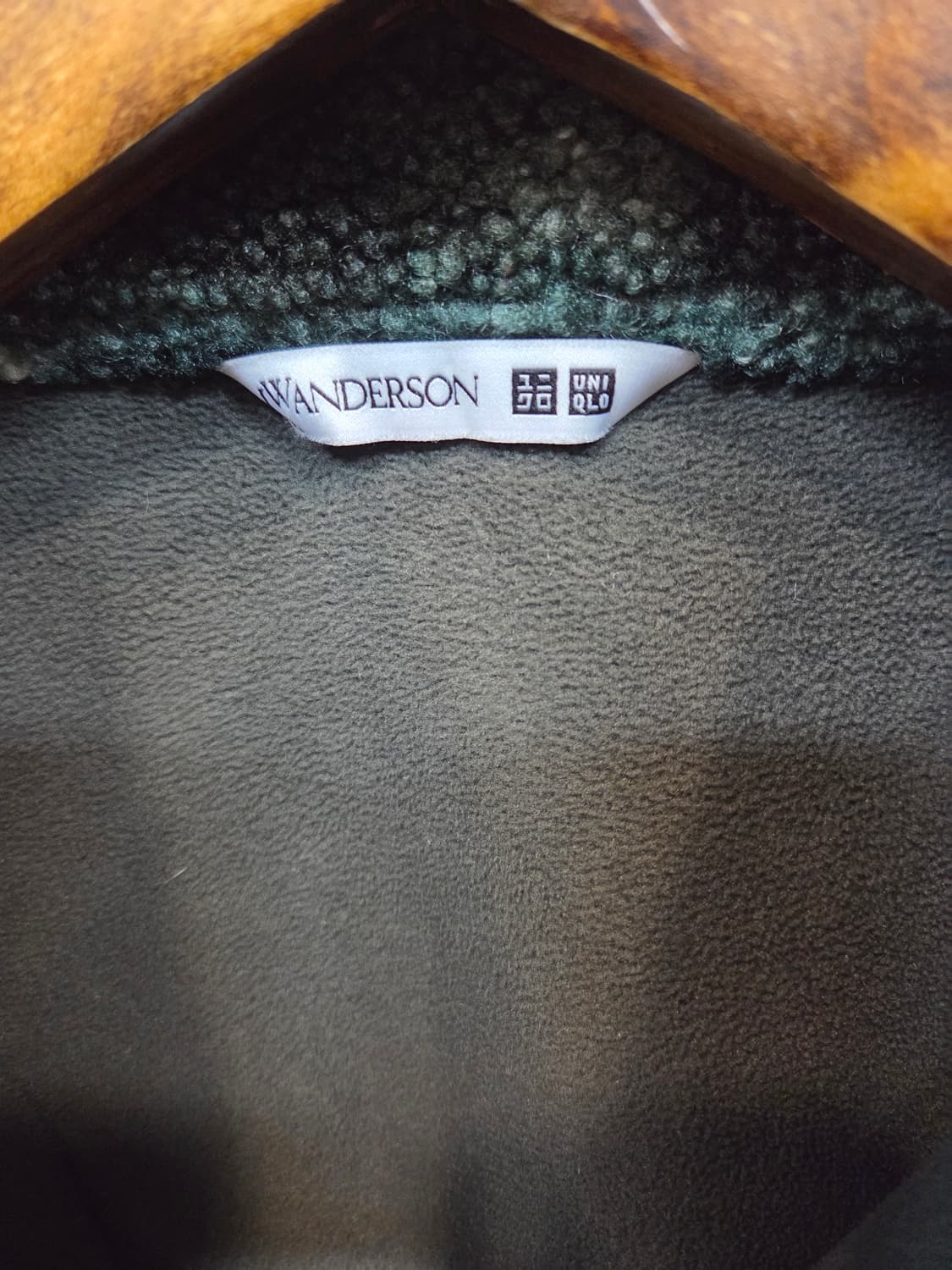 유니클로 jw 앤더슨 윈드블럭 체크 플리스 자켓 L 상품이미지3