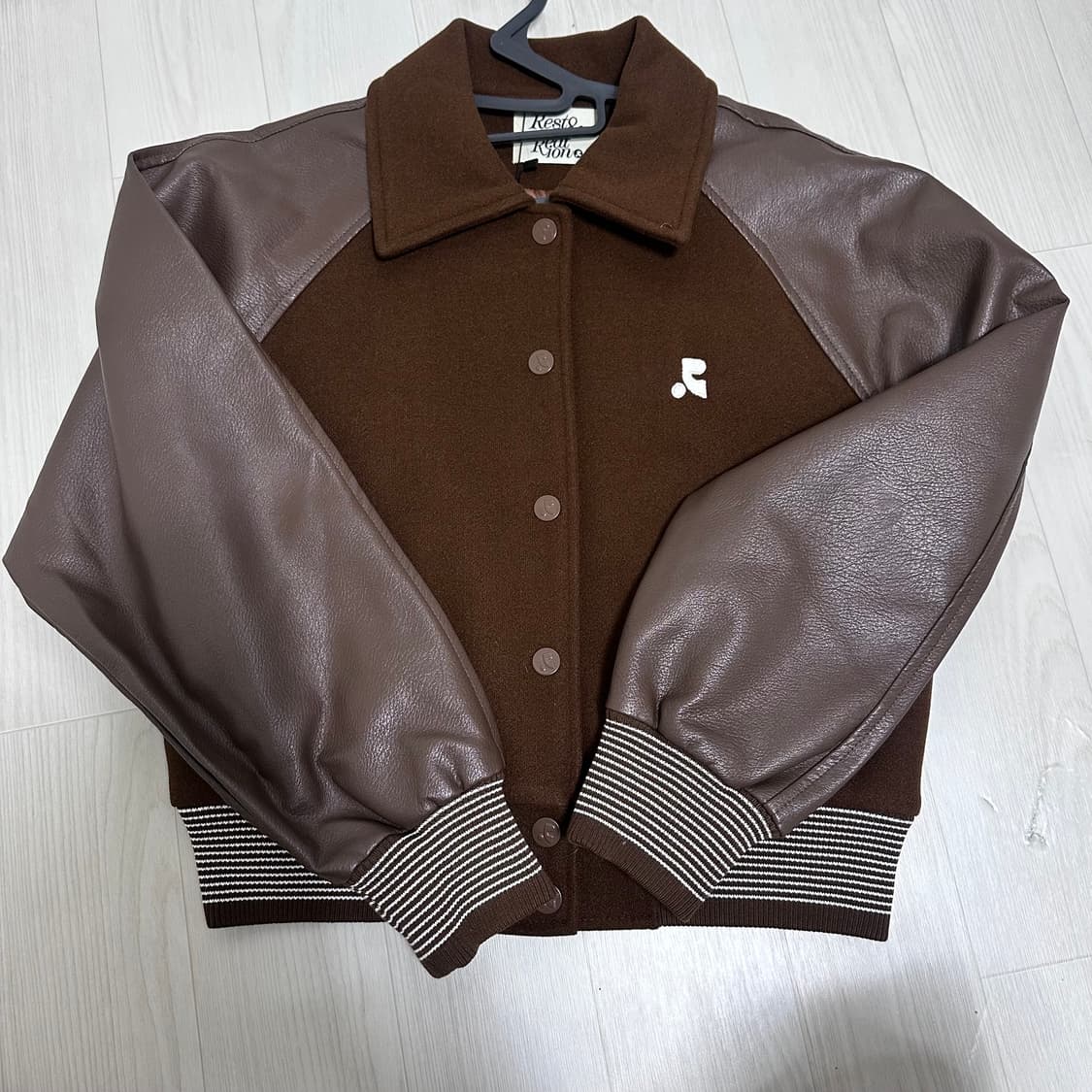 레스트앤레크레이션 봄버자켓 브라운 상품이미지1