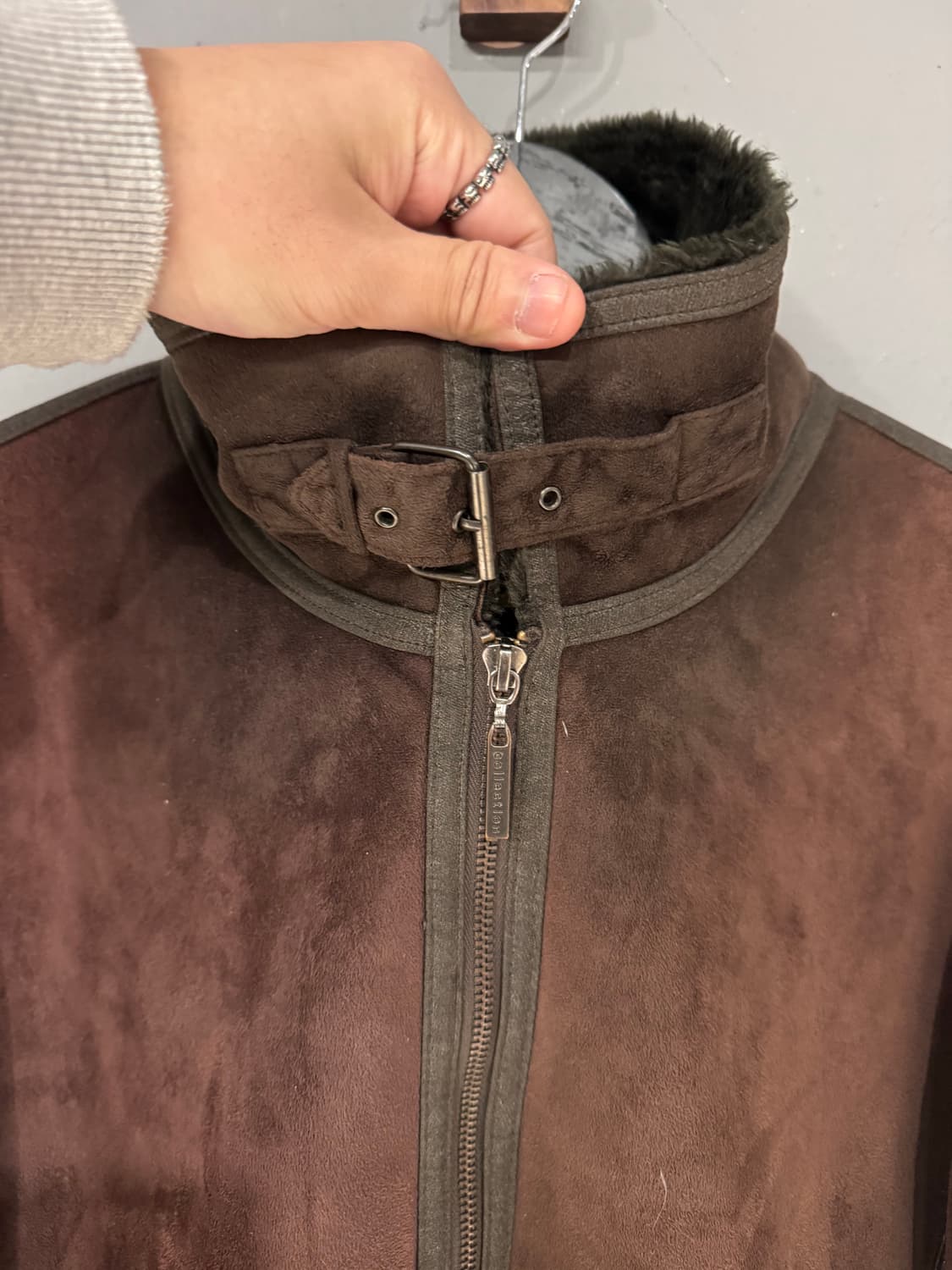 G-Stage 퍼 브라운 무스탕  상품이미지3