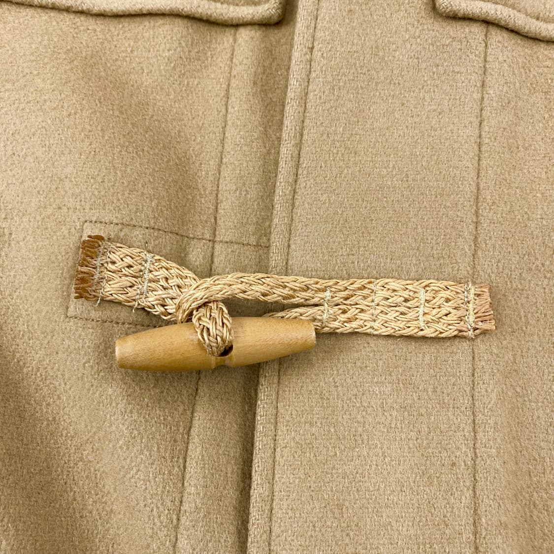 90s 폴로 카멜 모직 더플 코트 (105) 상품이미지5