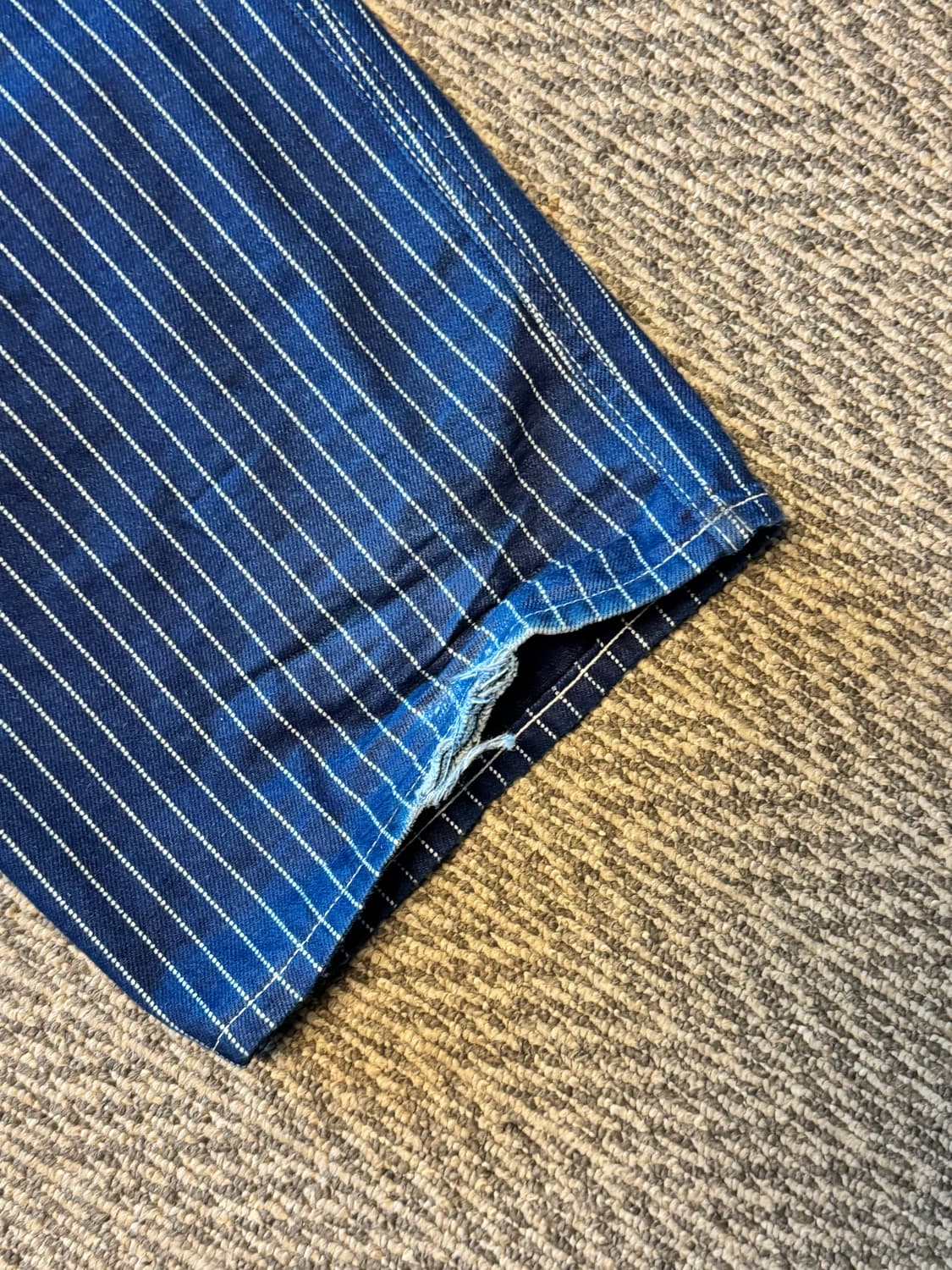 풀카운트 (FULLCOUNT) 인디고 와바시 스트라이프 팬츠 상품이미지9