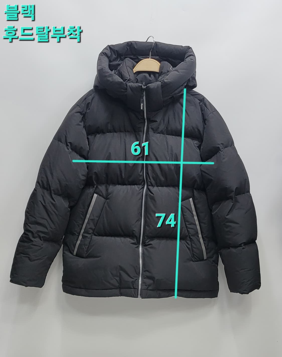 폴햄 BOSTON 구스 다운 푸퍼 패딩 점퍼 / 남 100 블랙
 상품이미지10