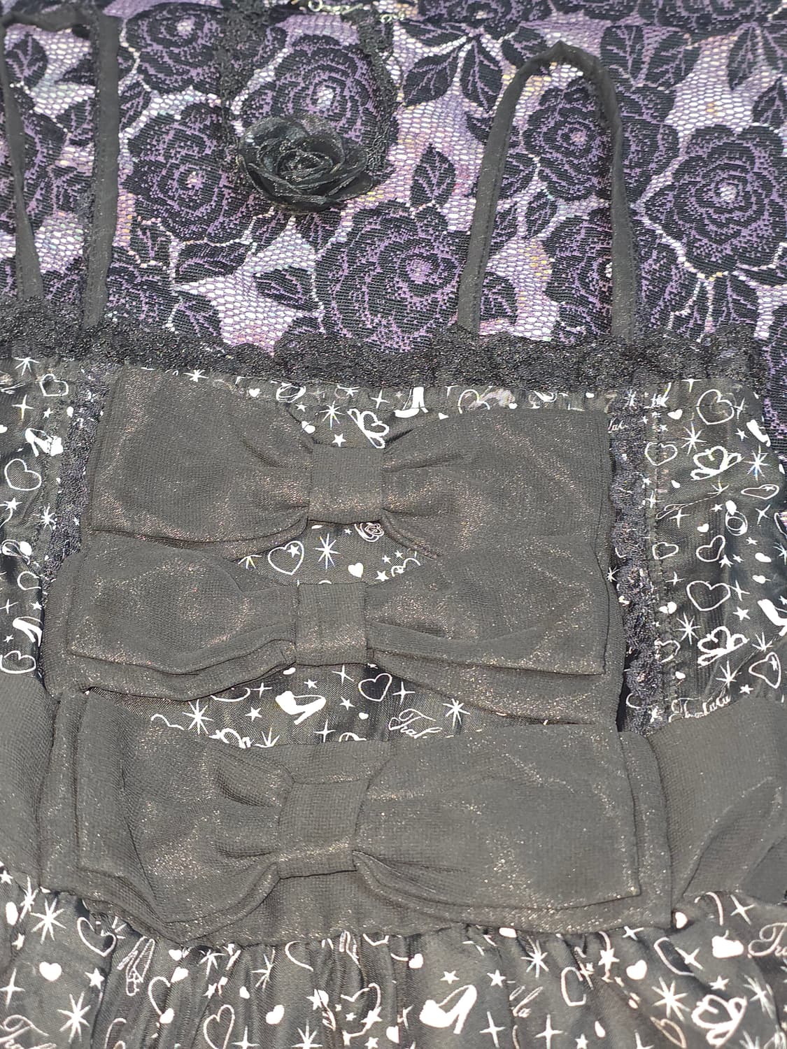 TRALALA 트랄라라 고전 빅리본 리즈리사 프릴레이스원피스 상품이미지2