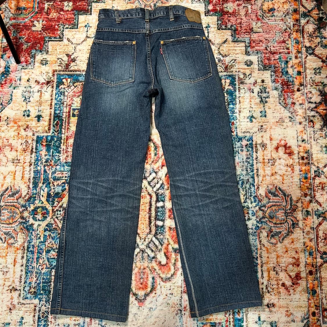 [29] 넘버나인 03AW 커트코베인 패치워크 데님팬츠 상품이미지2